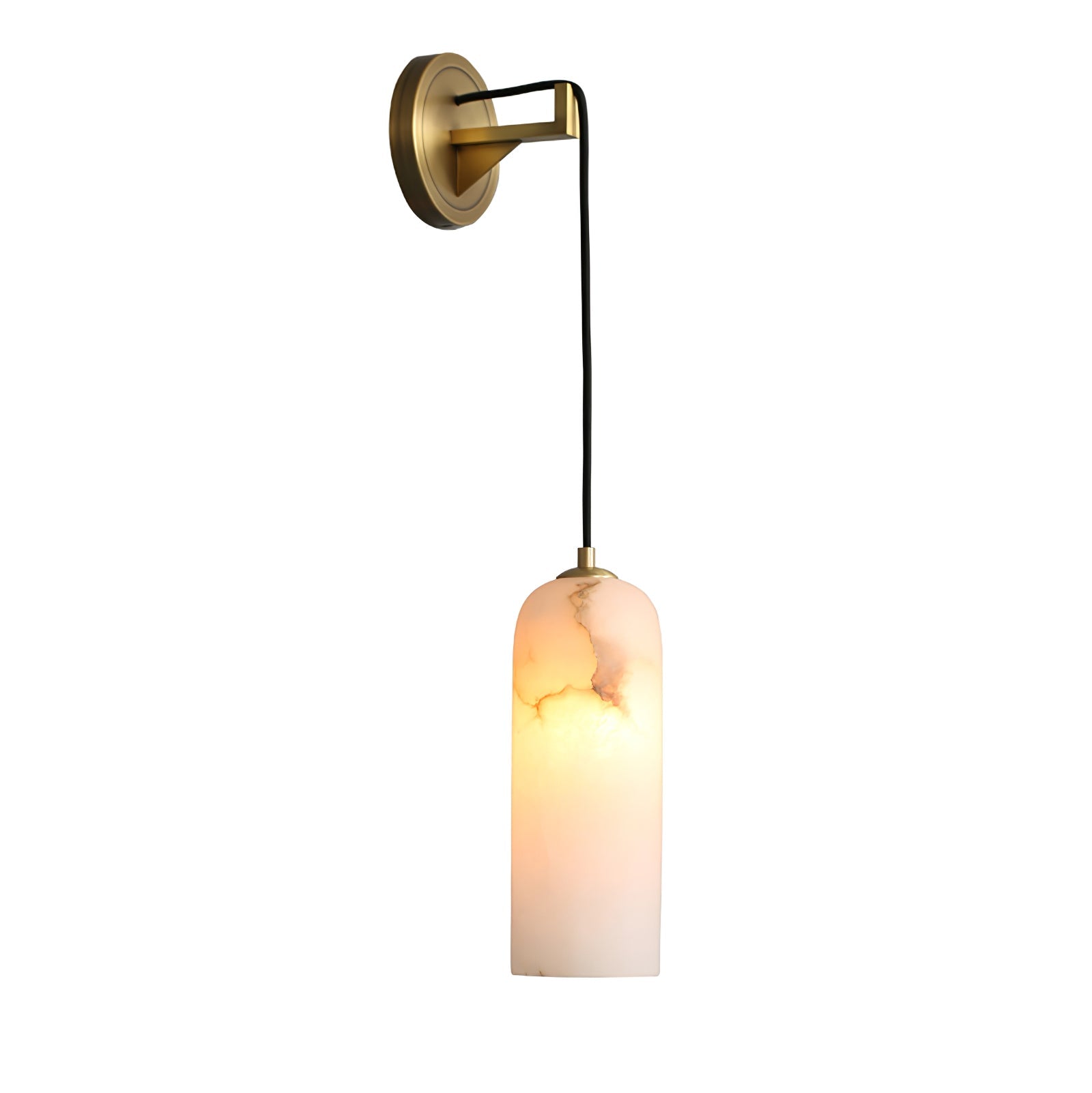 Haelion Pendant Alabaster Wall Light-Neutral Decor