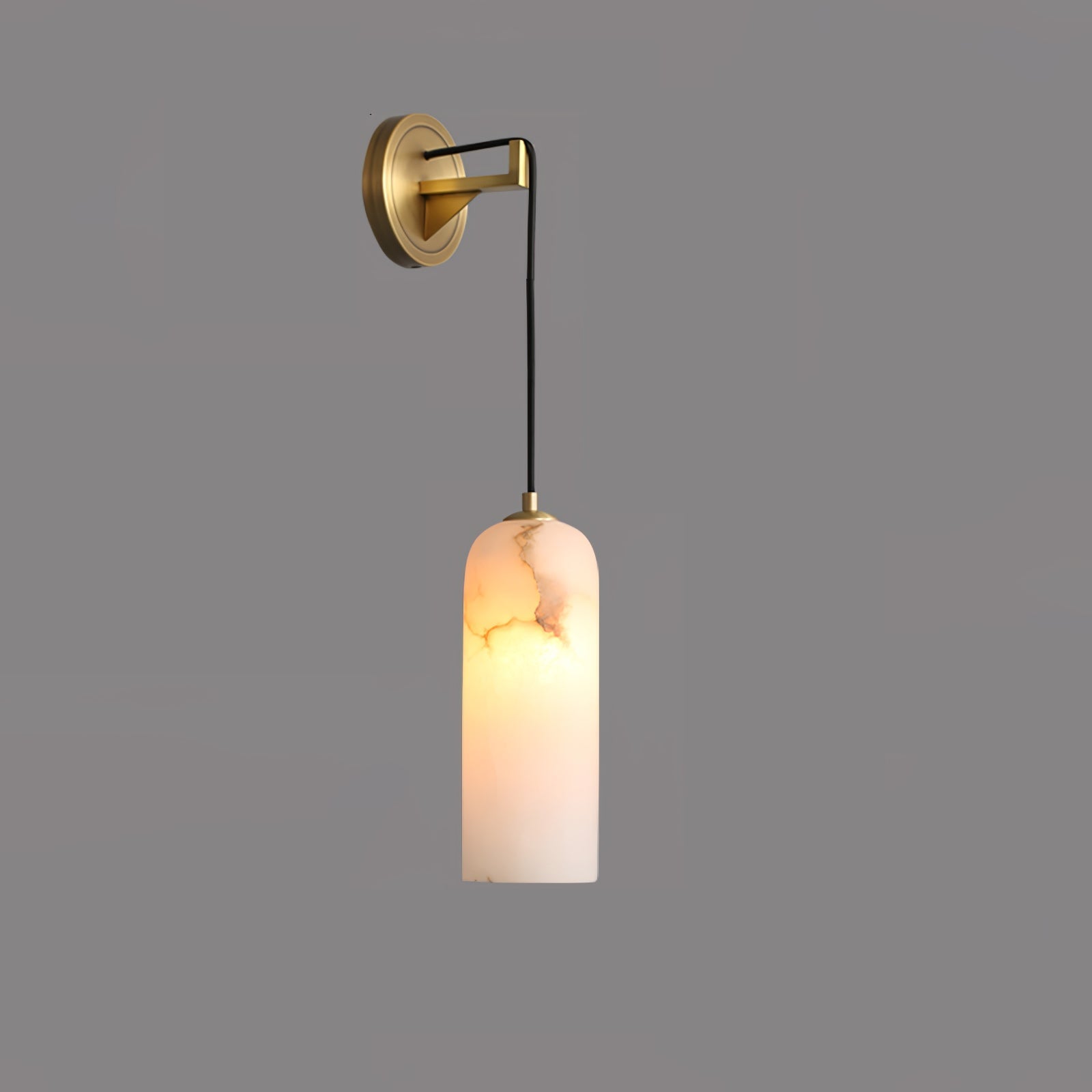 Virel Pendant Alabaster Wall Light-Neutral Decor