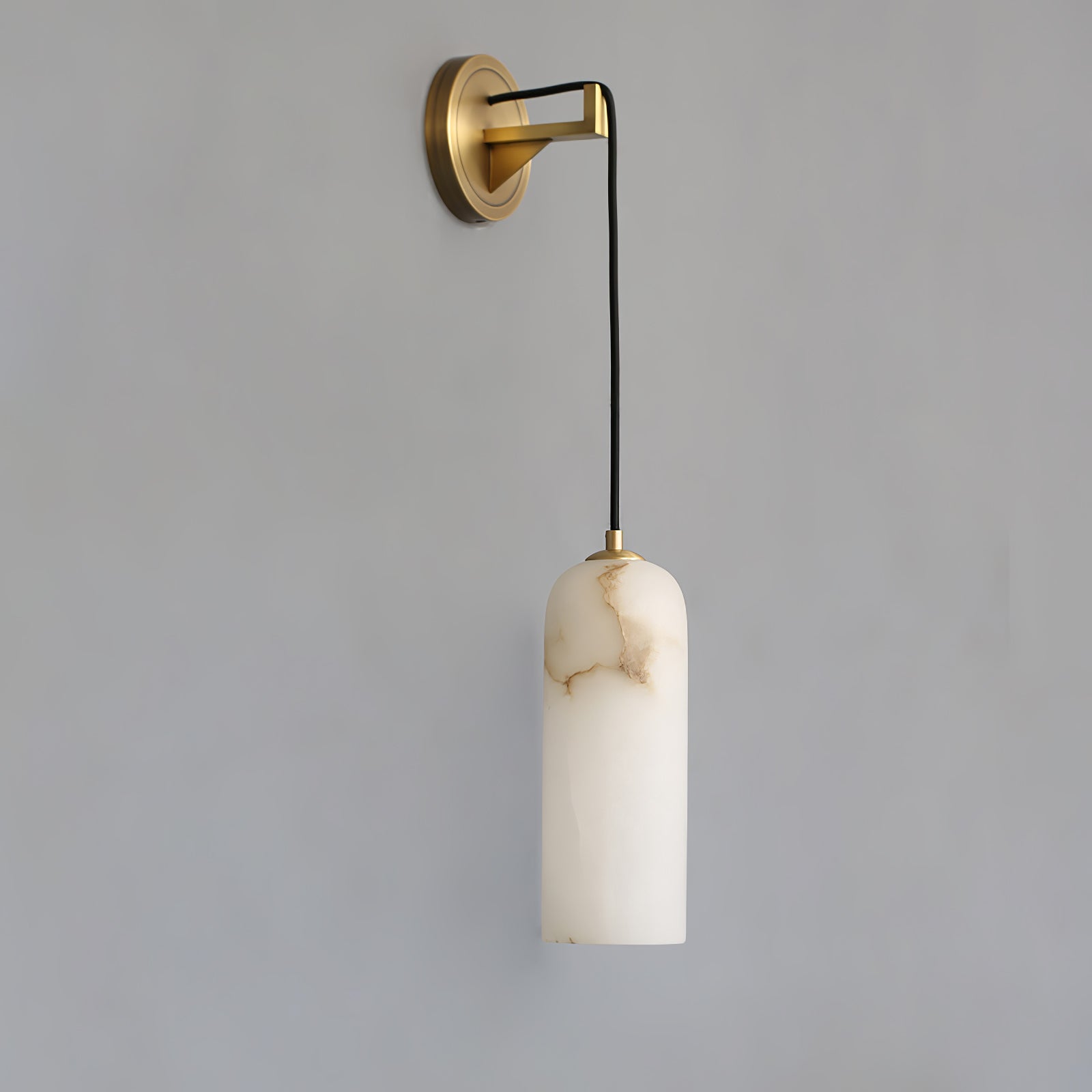 Virel Pendant Alabaster Wall Light-Neutral Decor