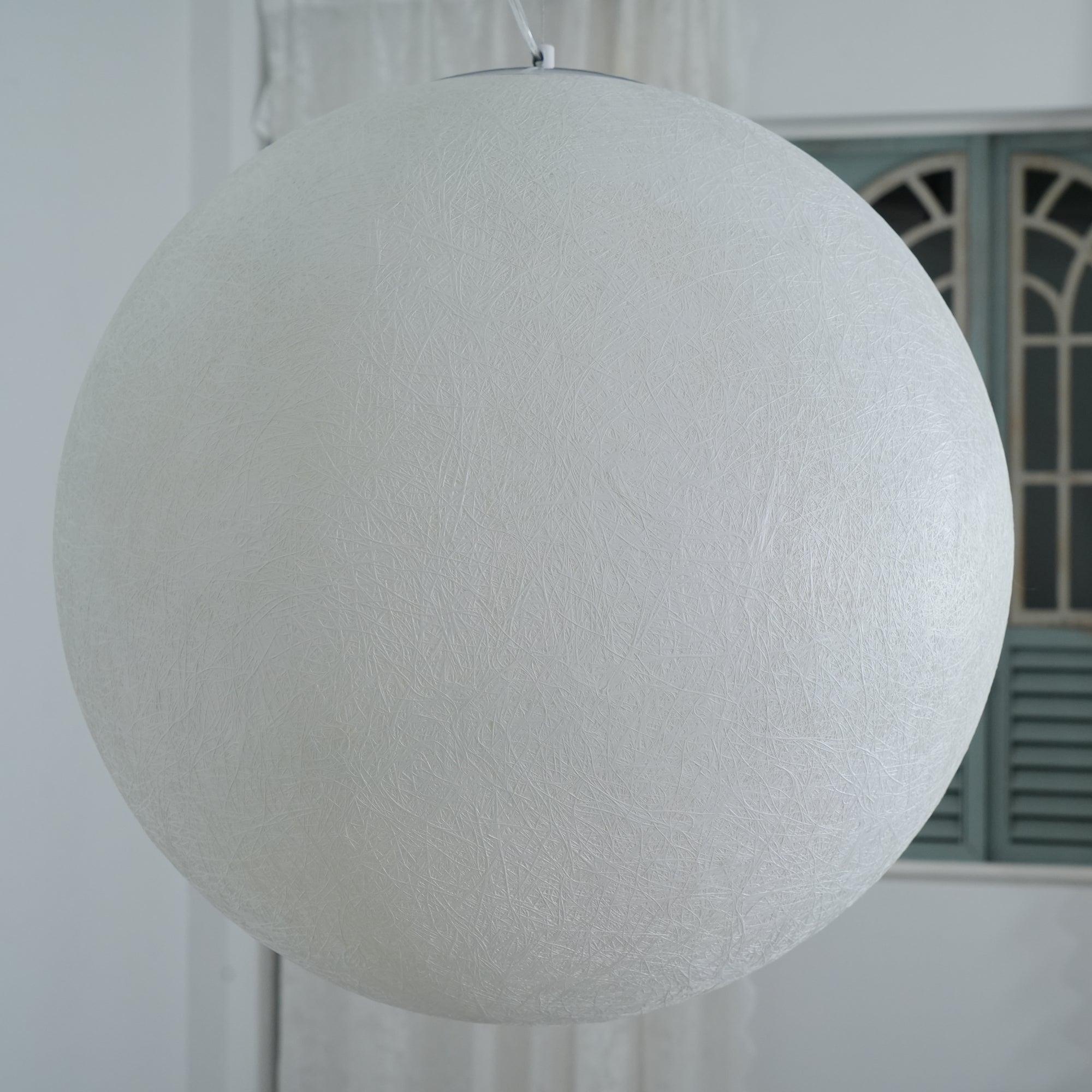 Lustra Pendant Lamp Moon Shaped for Living Room-Neutral Decor