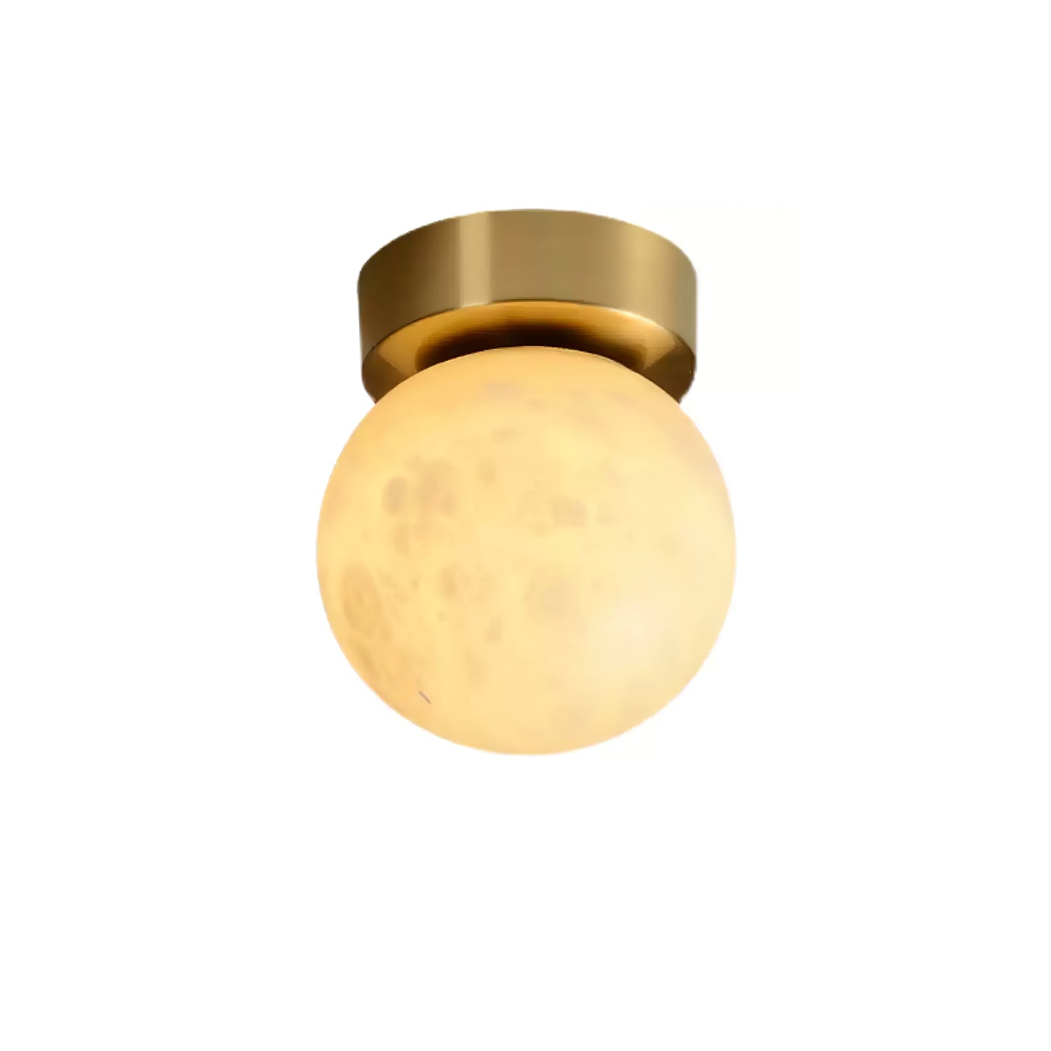 Otheyra Minimalist Alabaster Flush Mount Light-Neutral Decor