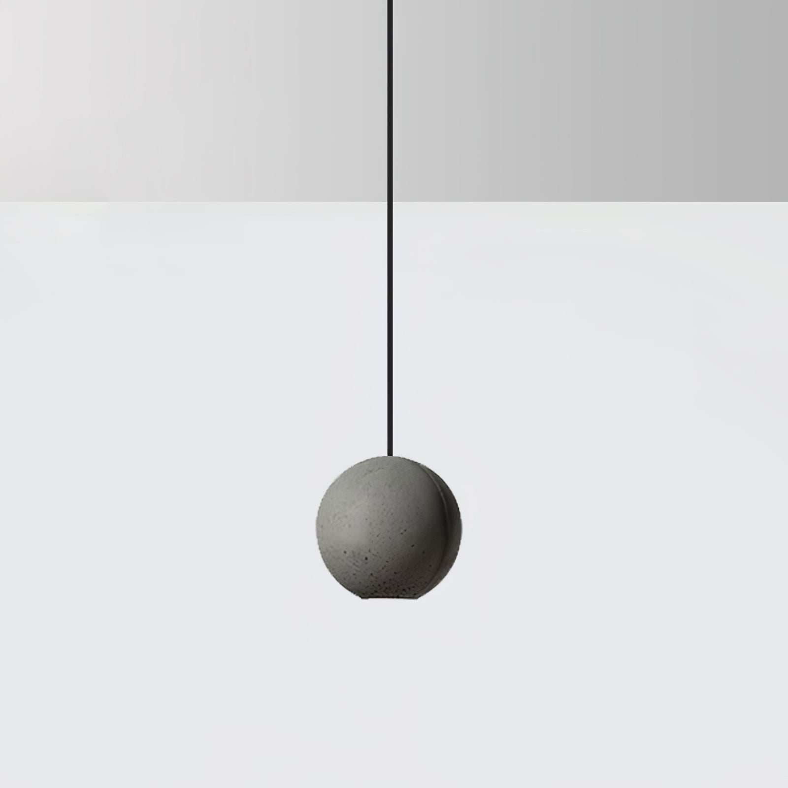 Umi Pendant Lamp Concrete Sphere Moon Minimalist-Neutral Decor