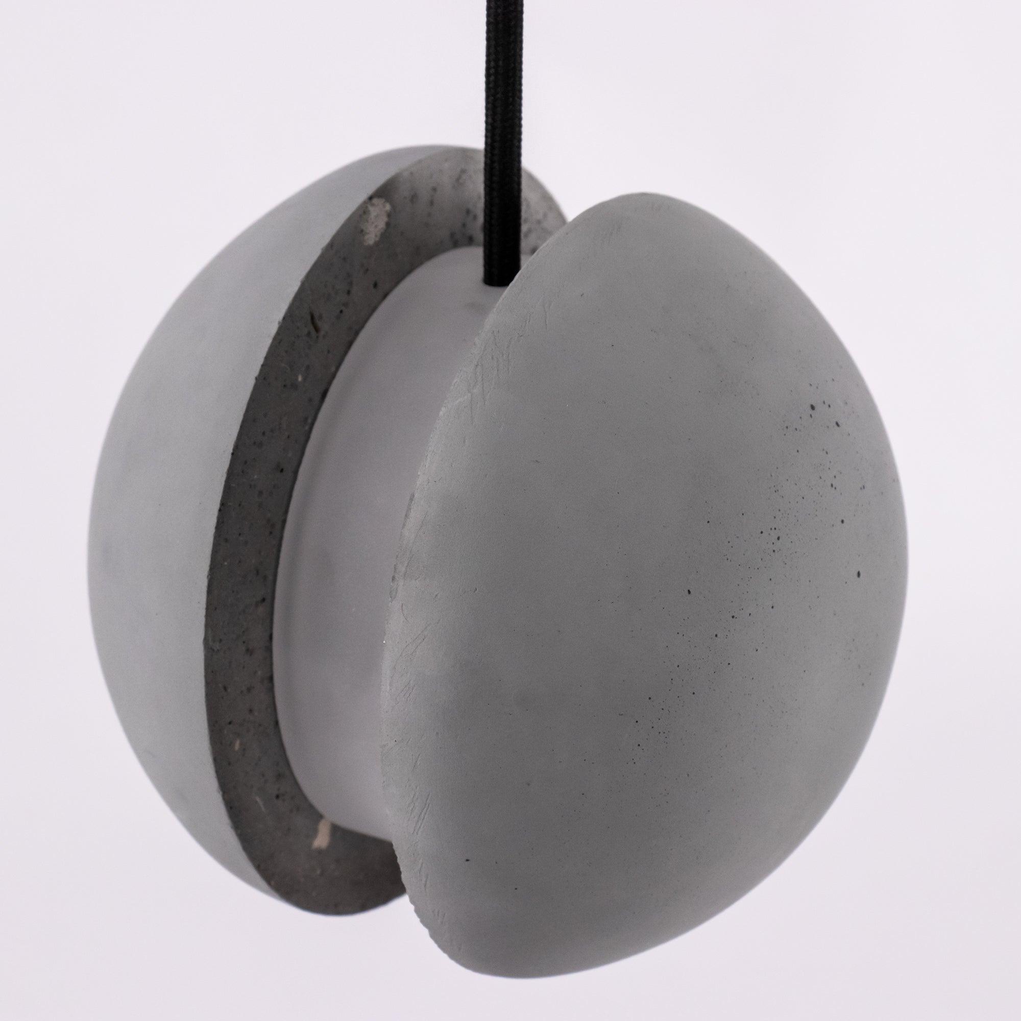 Umi Pendant Lamp Concrete Sphere Moon Minimalist-Neutral Decor