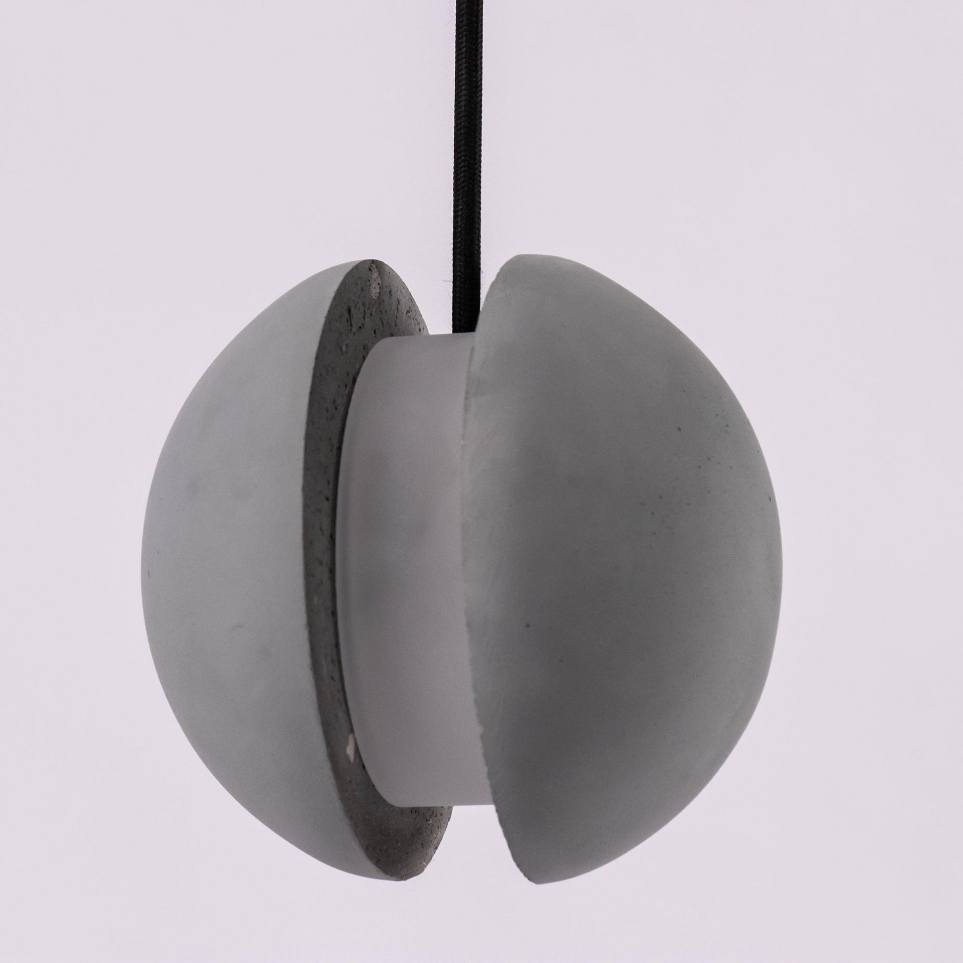 Umi Pendant Lamp Concrete Sphere Moon Minimalist-Neutral Decor