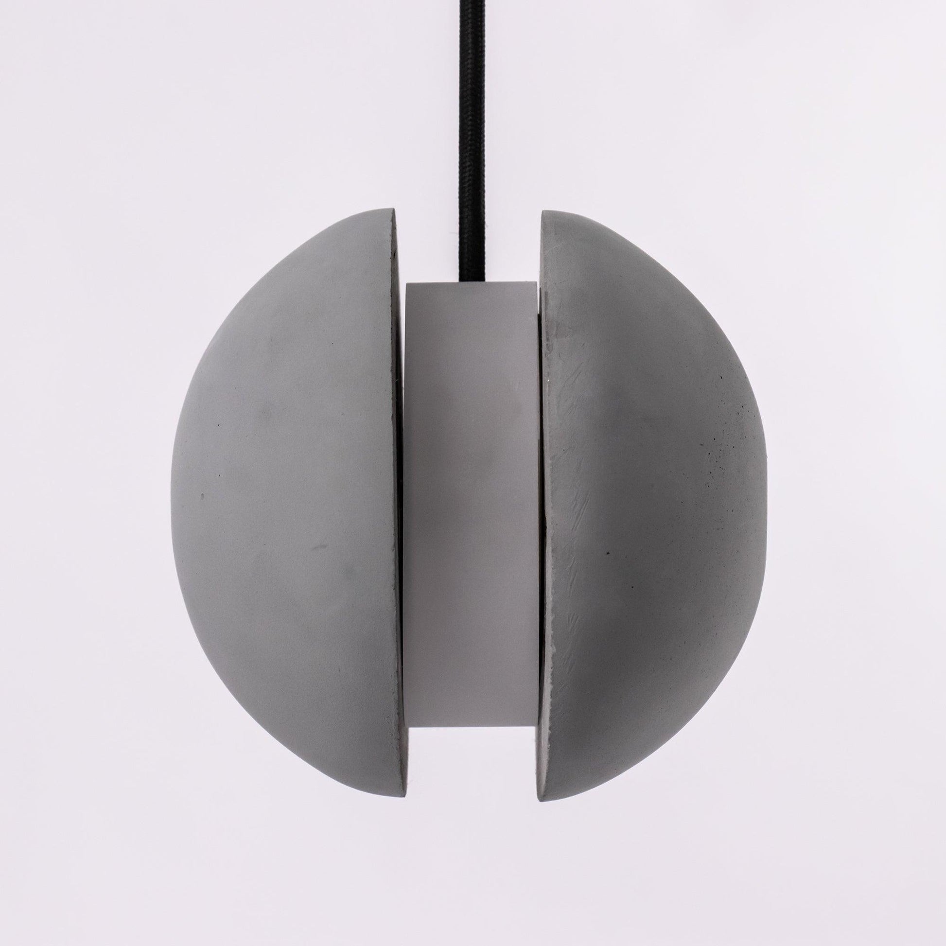 Umi Pendant Lamp Concrete Sphere Moon Minimalist-Neutral Decor