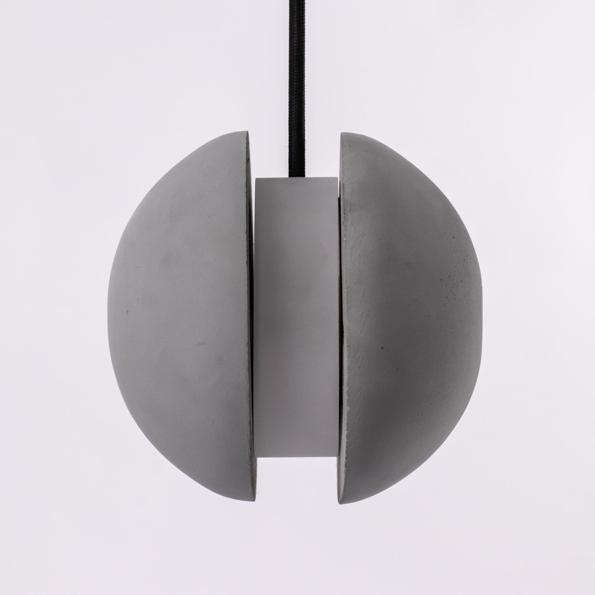 Umi Pendant Lamp Concrete Sphere Moon Minimalist-Neutral Decor