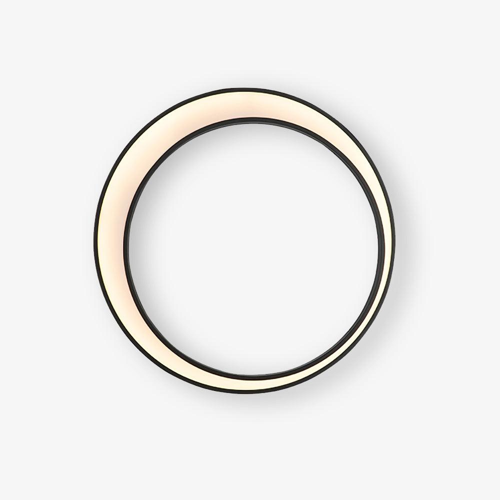 Zathee Circular LED Outdoor Wall Light-Neutral Decor