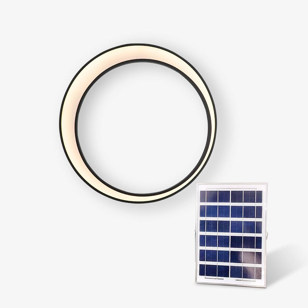 Zathee Circular LED Outdoor Wall Light-Neutral Decor
