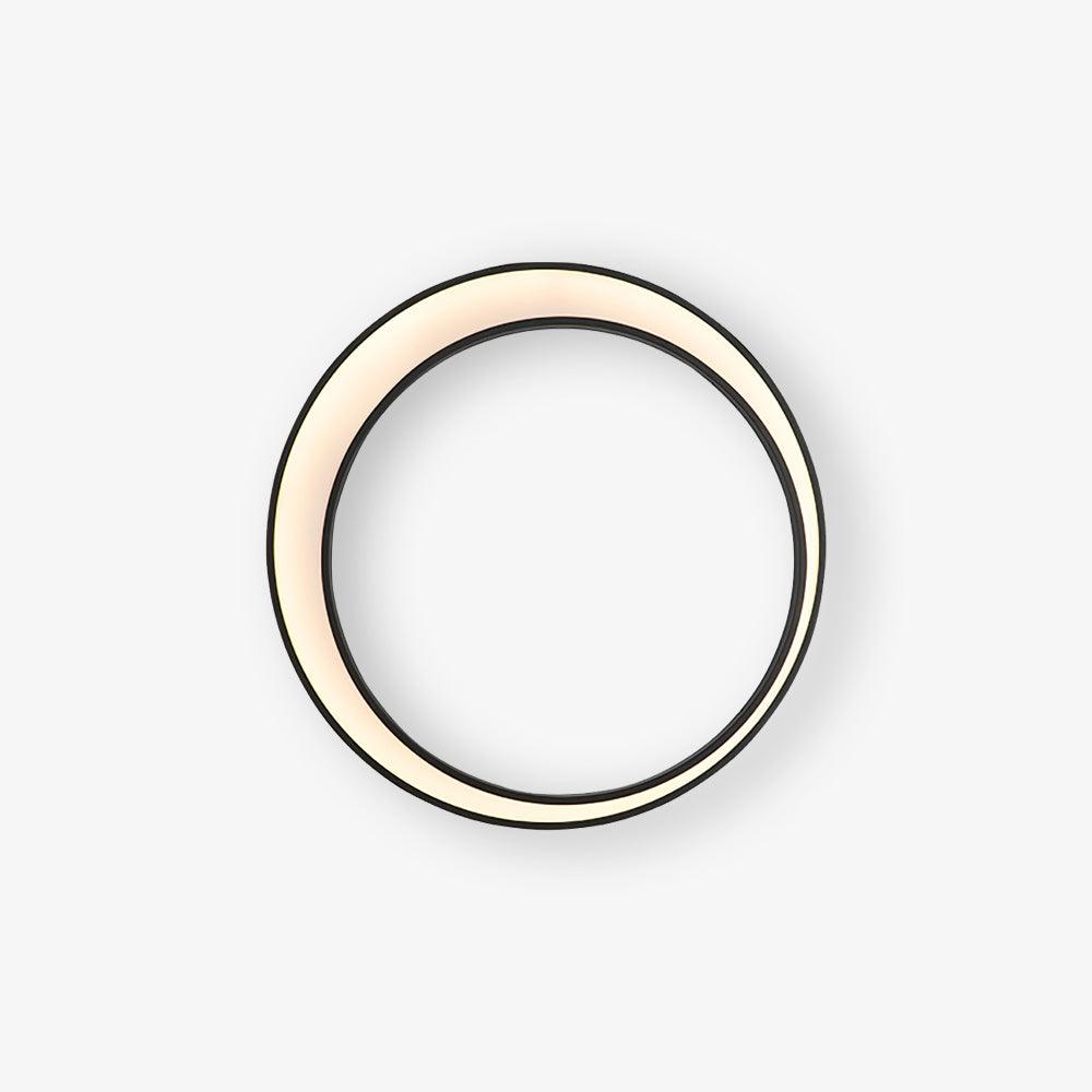 Zathee Circular LED Outdoor Wall Light-Neutral Decor