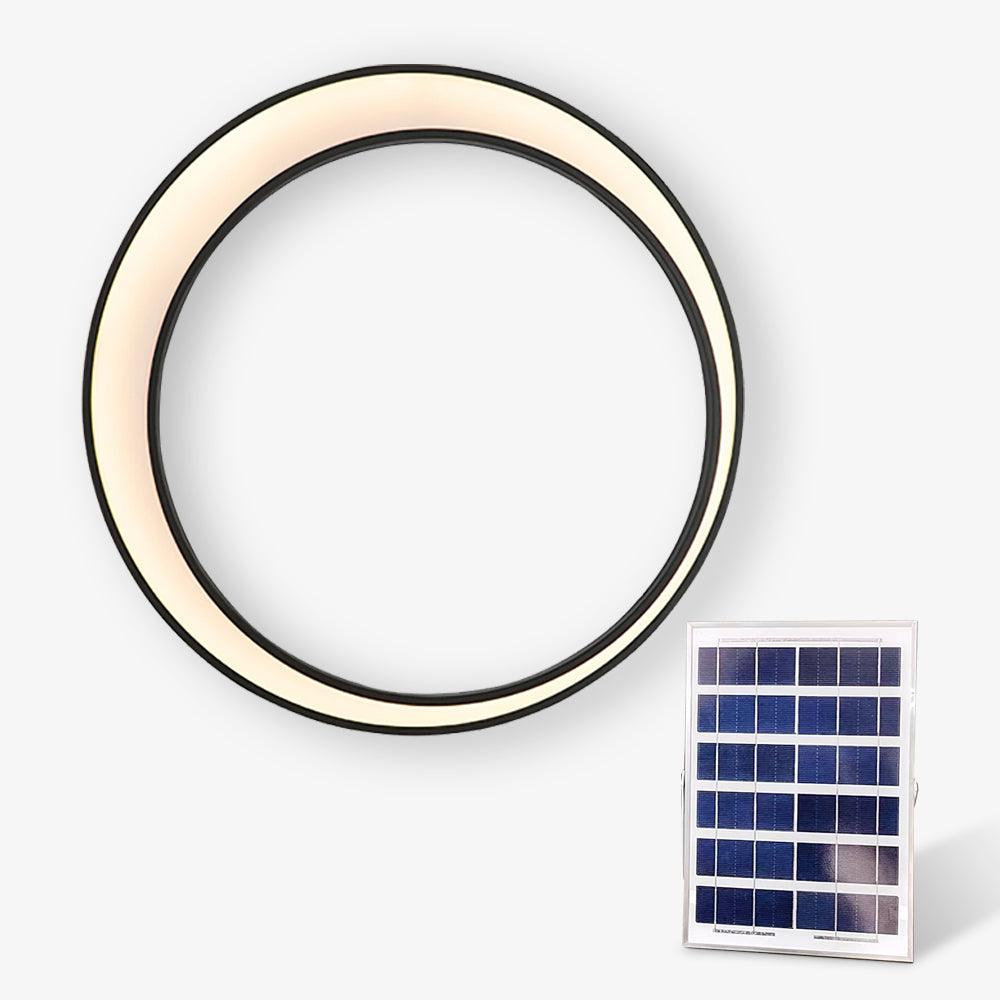 Zathee Circular LED Outdoor Wall Light-Neutral Decor