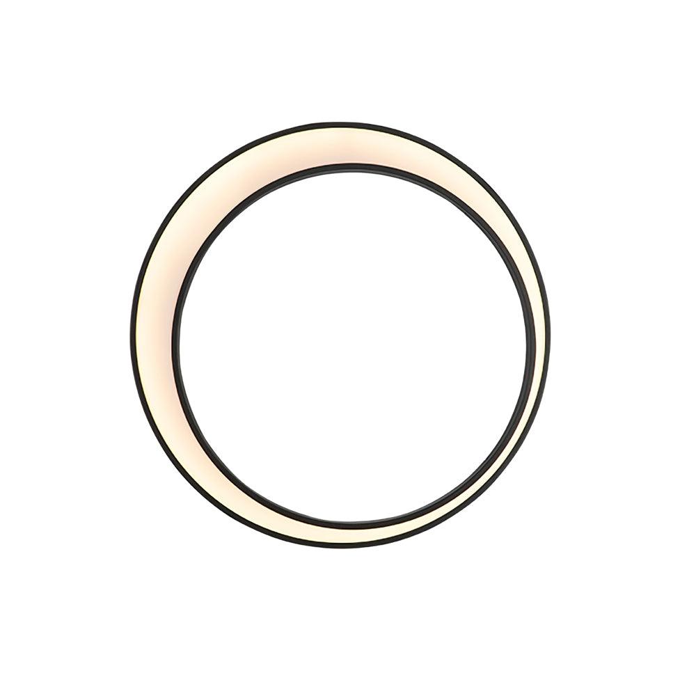 Zathee Circular LED Outdoor Wall Light-Neutral Decor