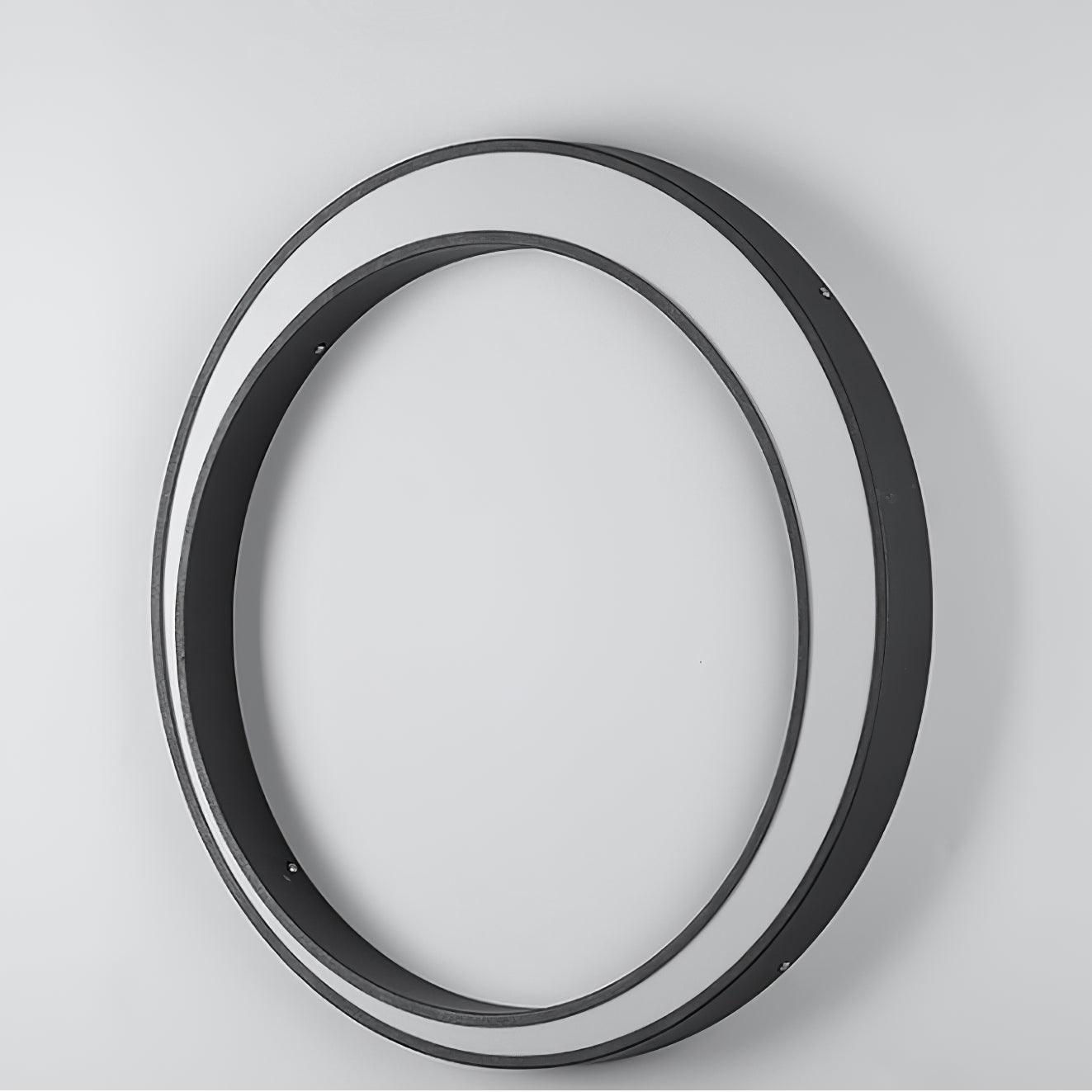 Zathee Circular LED Outdoor Wall Light-Neutral Decor