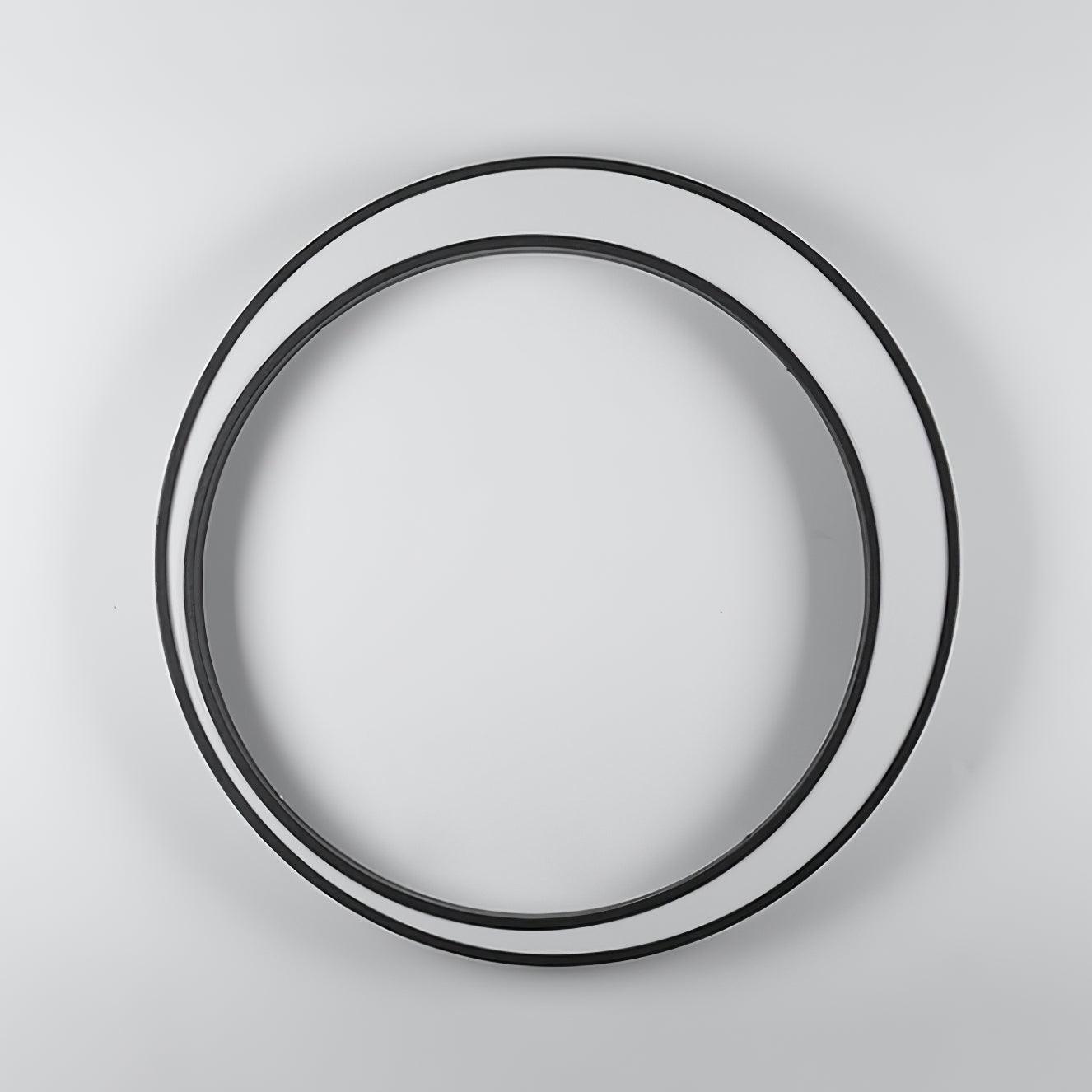 Zathee Circular LED Outdoor Wall Light-Neutral Decor