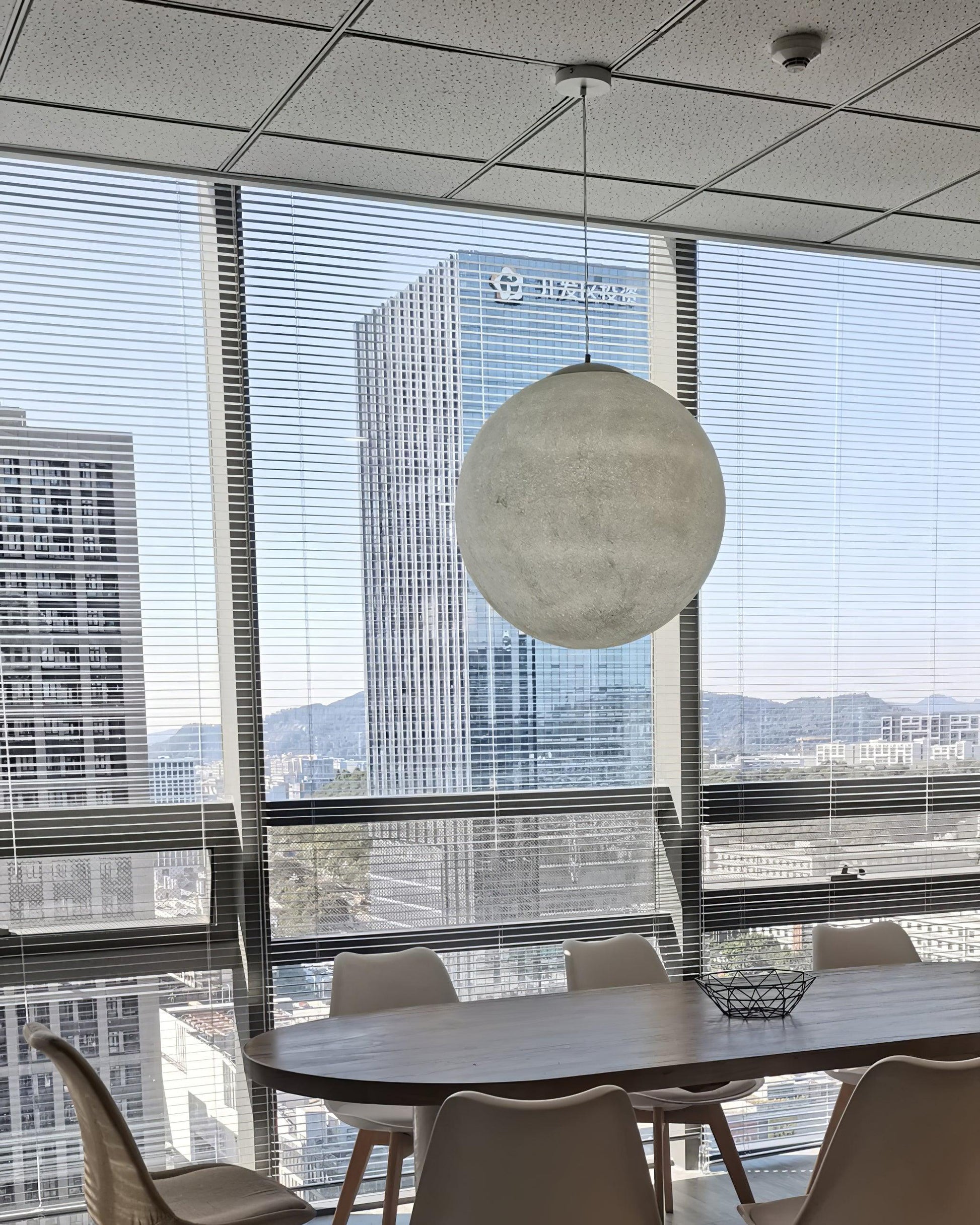 Alva Moon Pendant Lamp-Neutral Decor