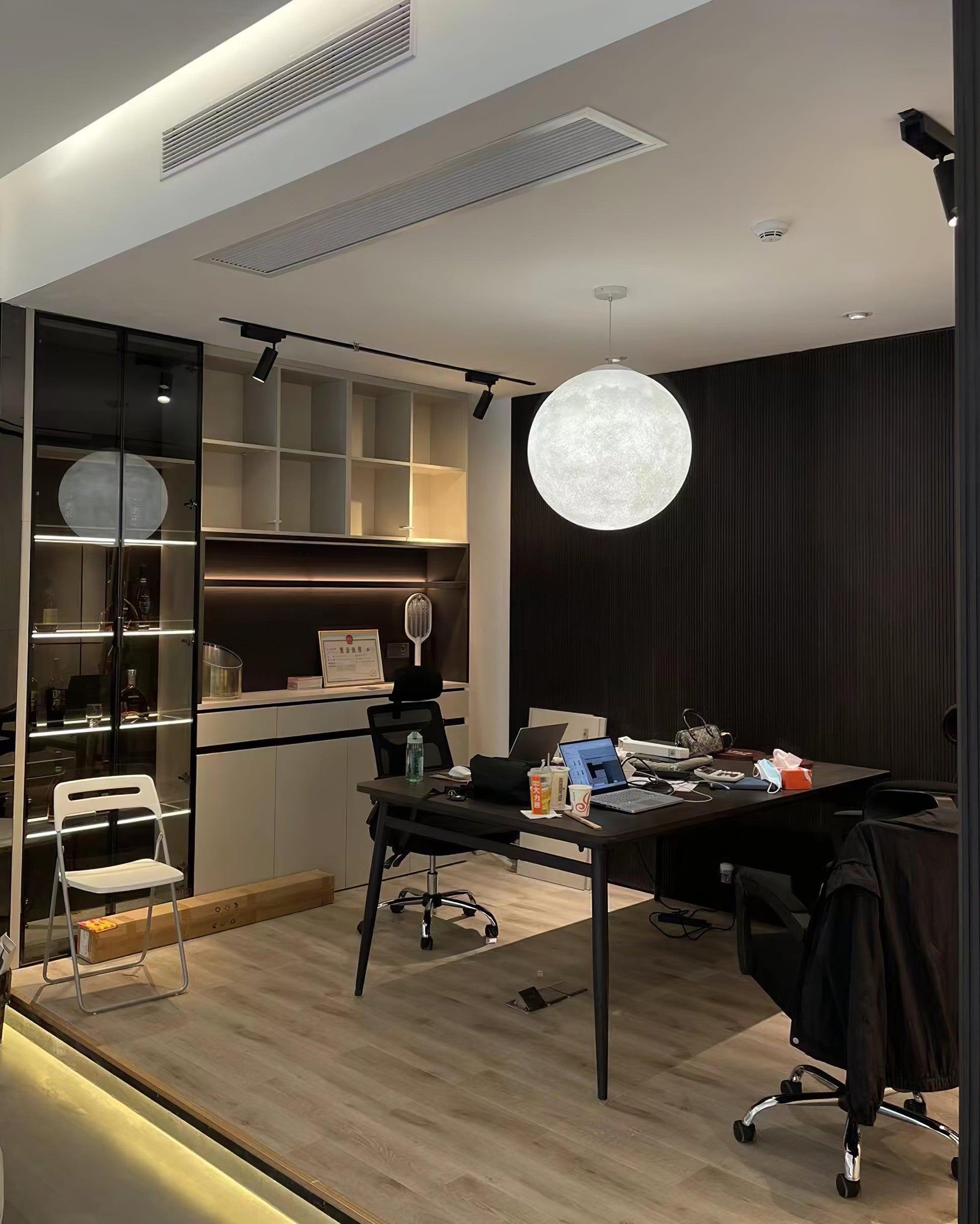 Alva Moon Pendant Lamp-Neutral Decor