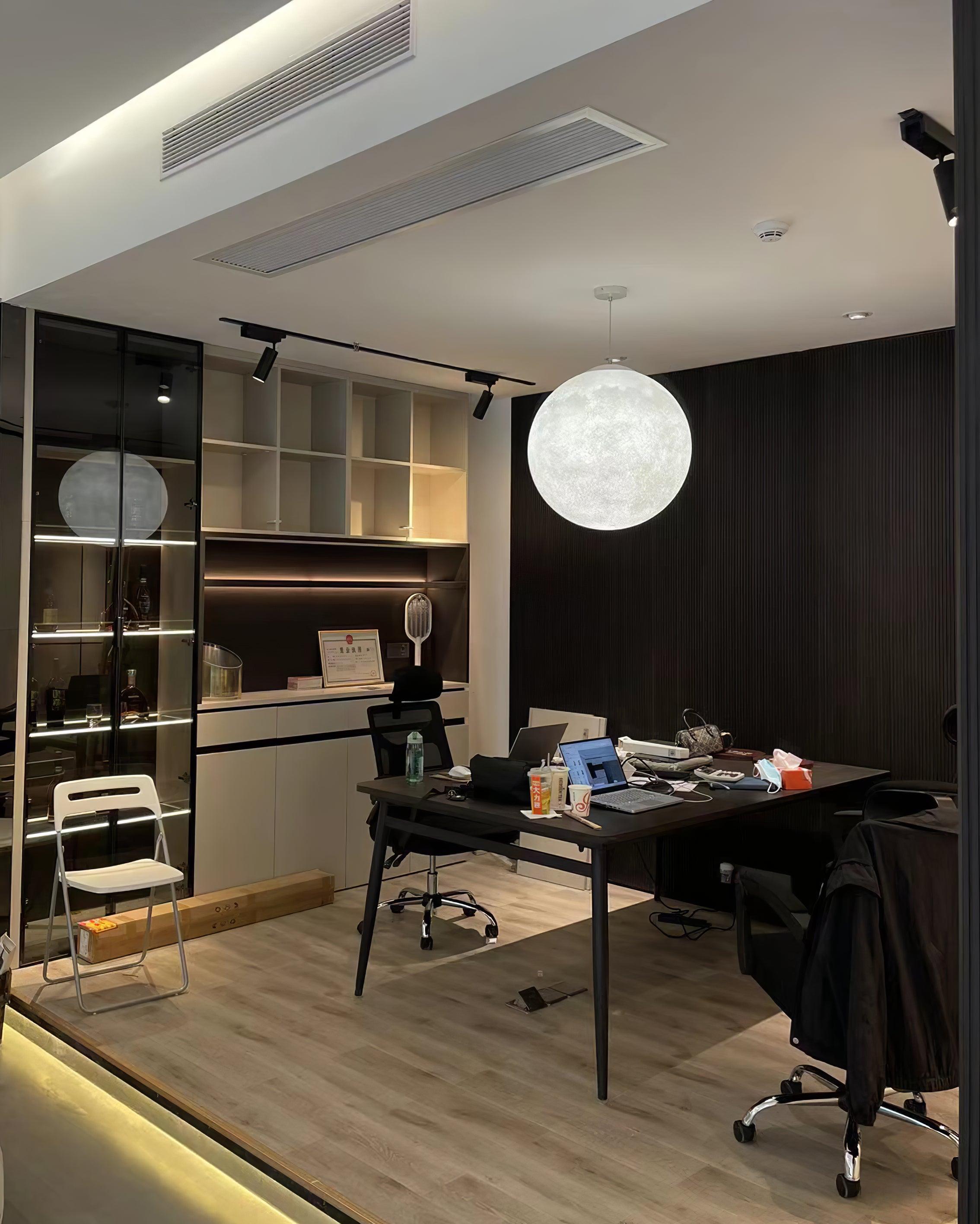 Alva Moon Pendant Lamp-Neutral Decor