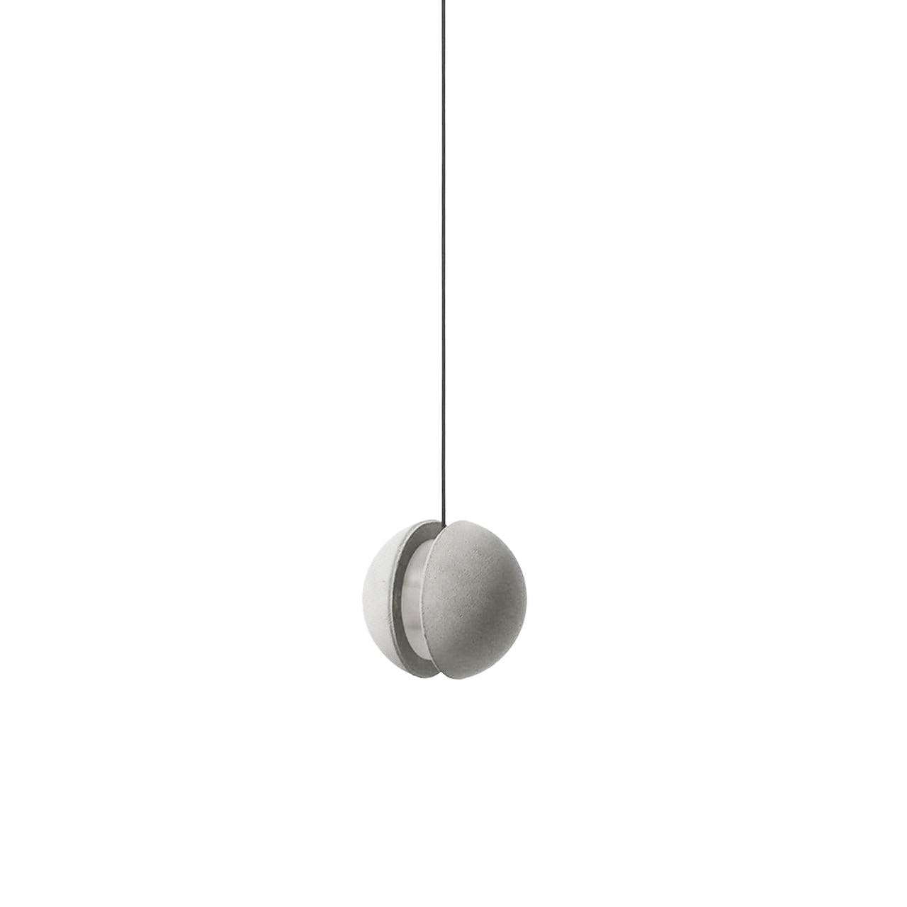 Umi Pendant Lamp Concrete Sphere Moon Minimalist-Neutral Decor
