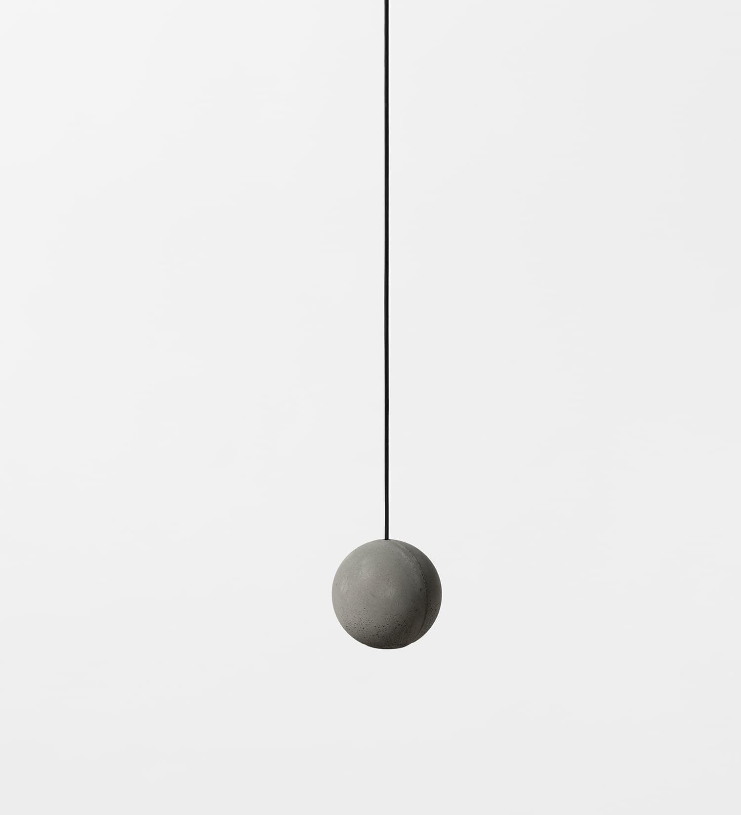 Umi Pendant Lamp Concrete Sphere Moon Minimalist-Neutral Decor