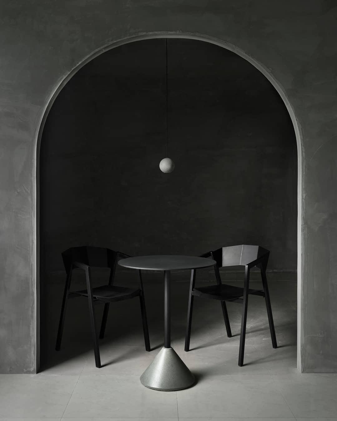 Umi Pendant Lamp Concrete Sphere Moon Minimalist-Neutral Decor