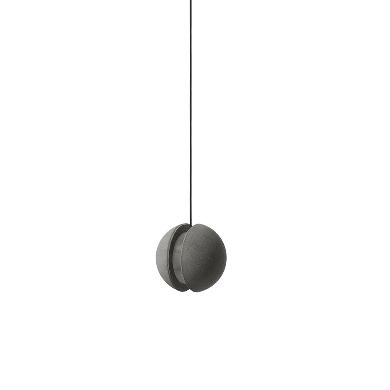 Umi Pendant Lamp Concrete Sphere Moon Minimalist-Neutral Decor