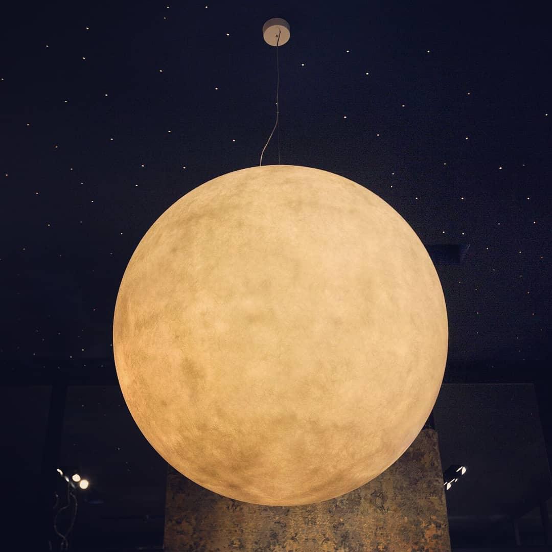 Alva Moon Pendant Lamp-Neutral Decor