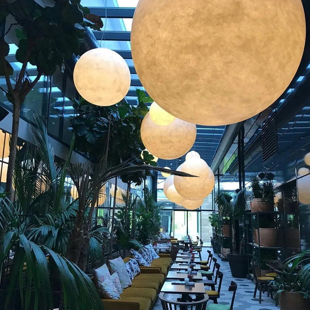 Alva Moon Pendant Lamp-Neutral Decor