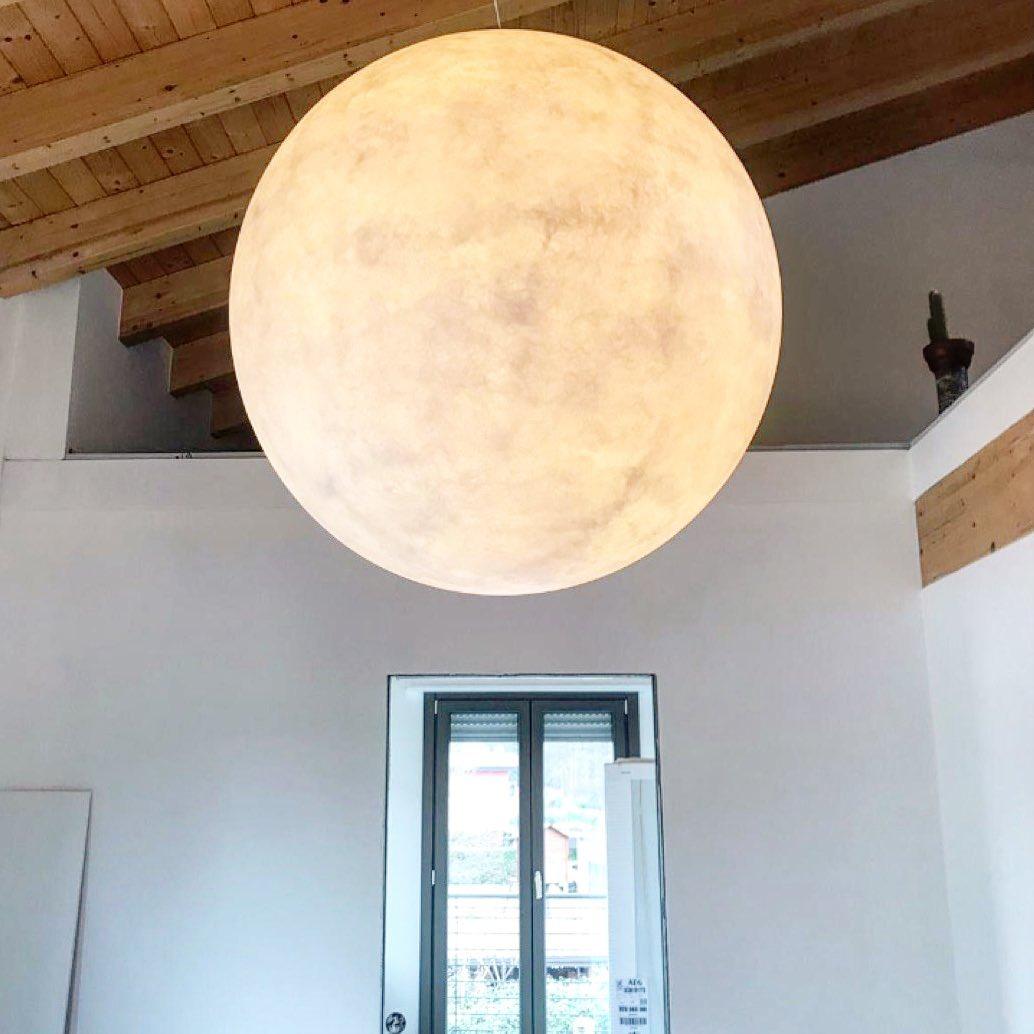 Alva Moon Pendant Lamp-Neutral Decor
