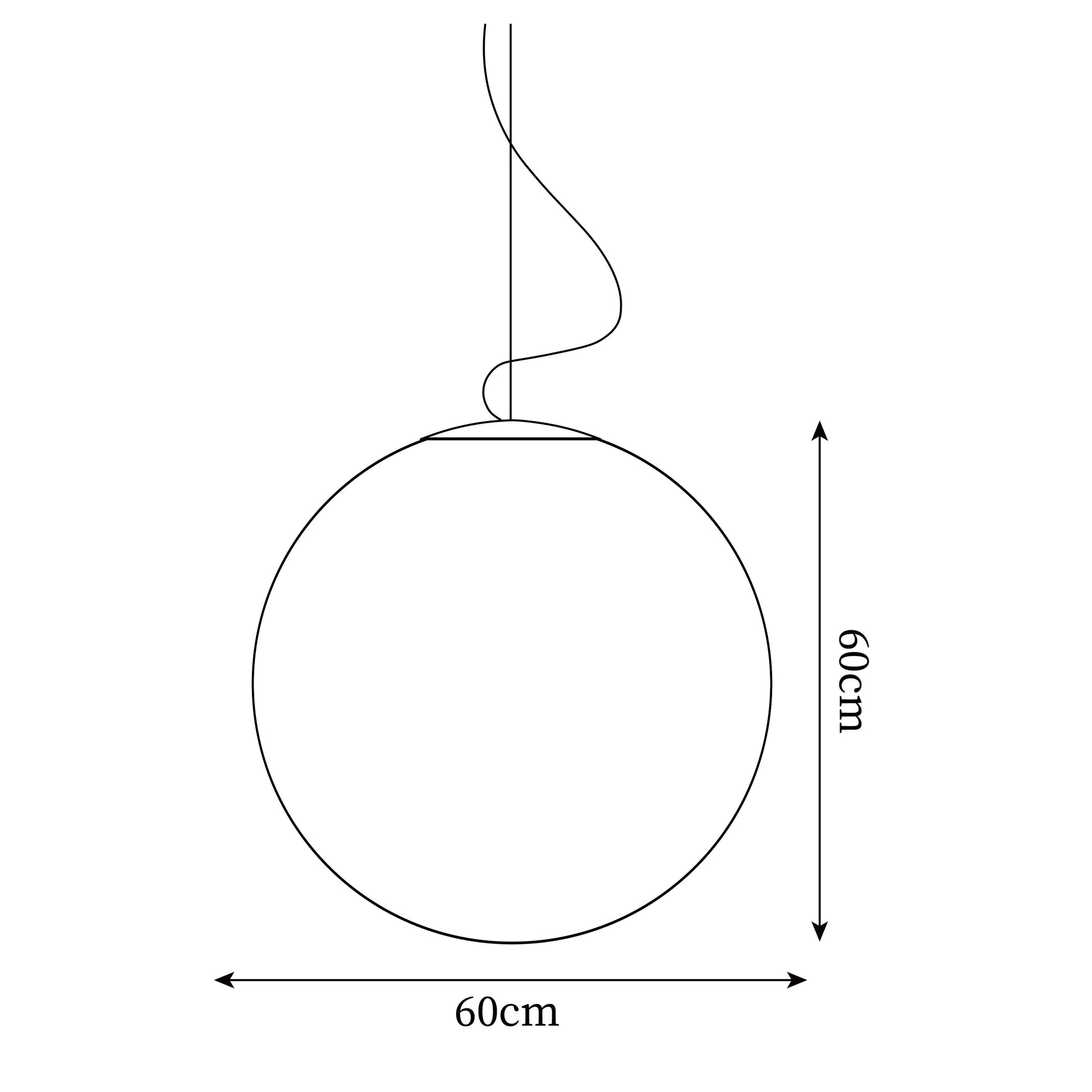Alva Moon Pendant Lamp-Neutral Decor