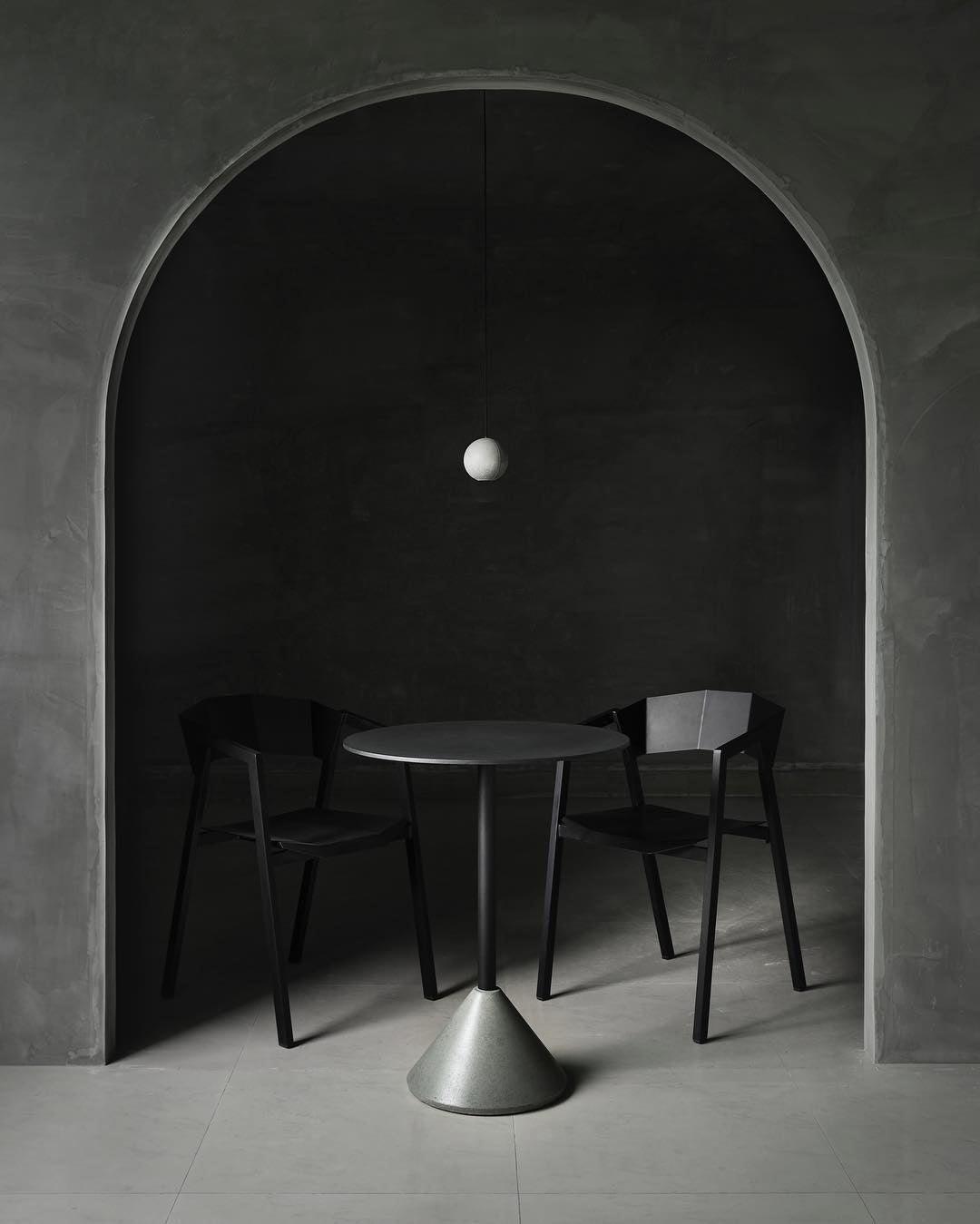 Umi Pendant Lamp Concrete Sphere Moon Minimalist-Neutral Decor