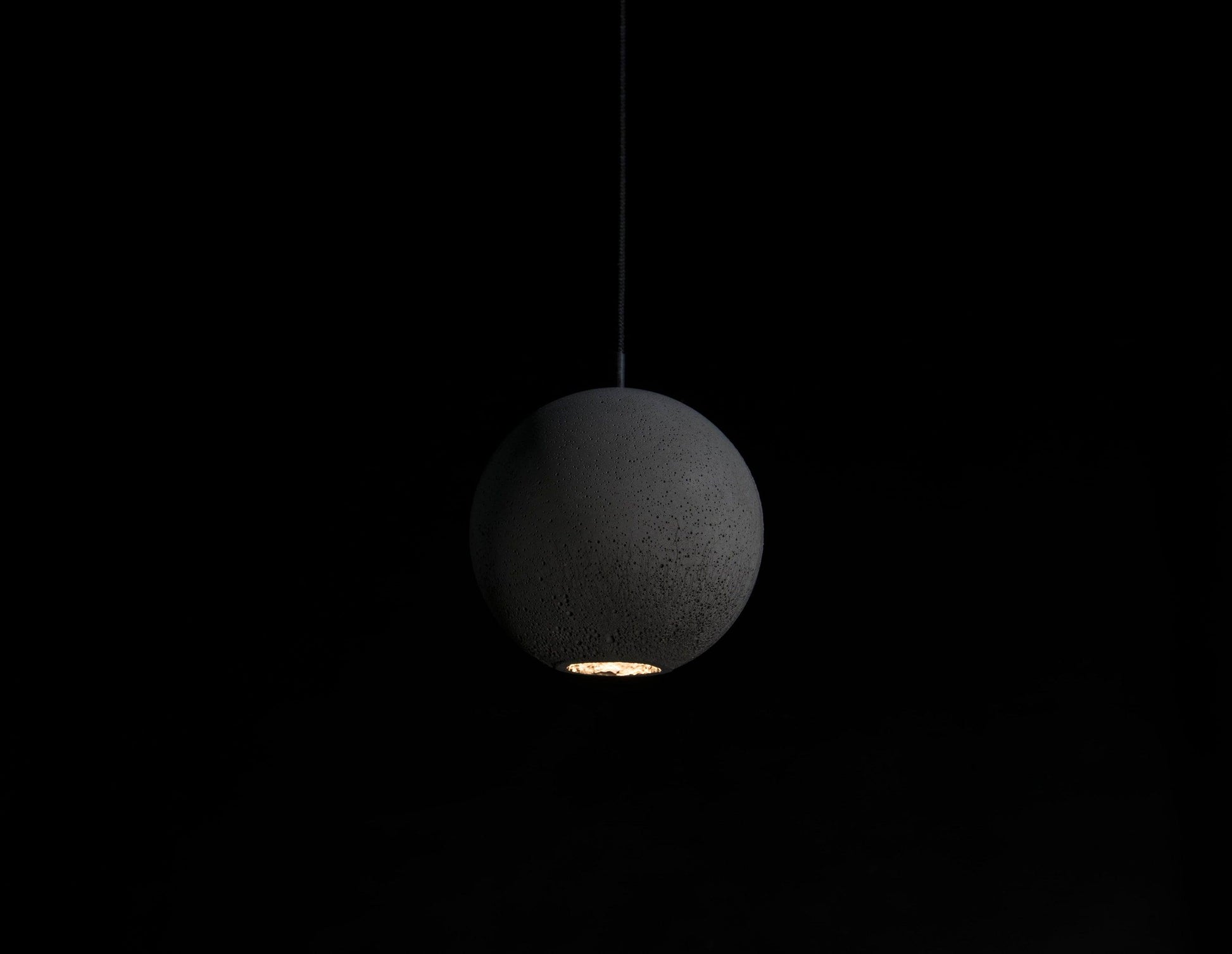 Umi Pendant Lamp Concrete Sphere Moon Minimalist-Neutral Decor