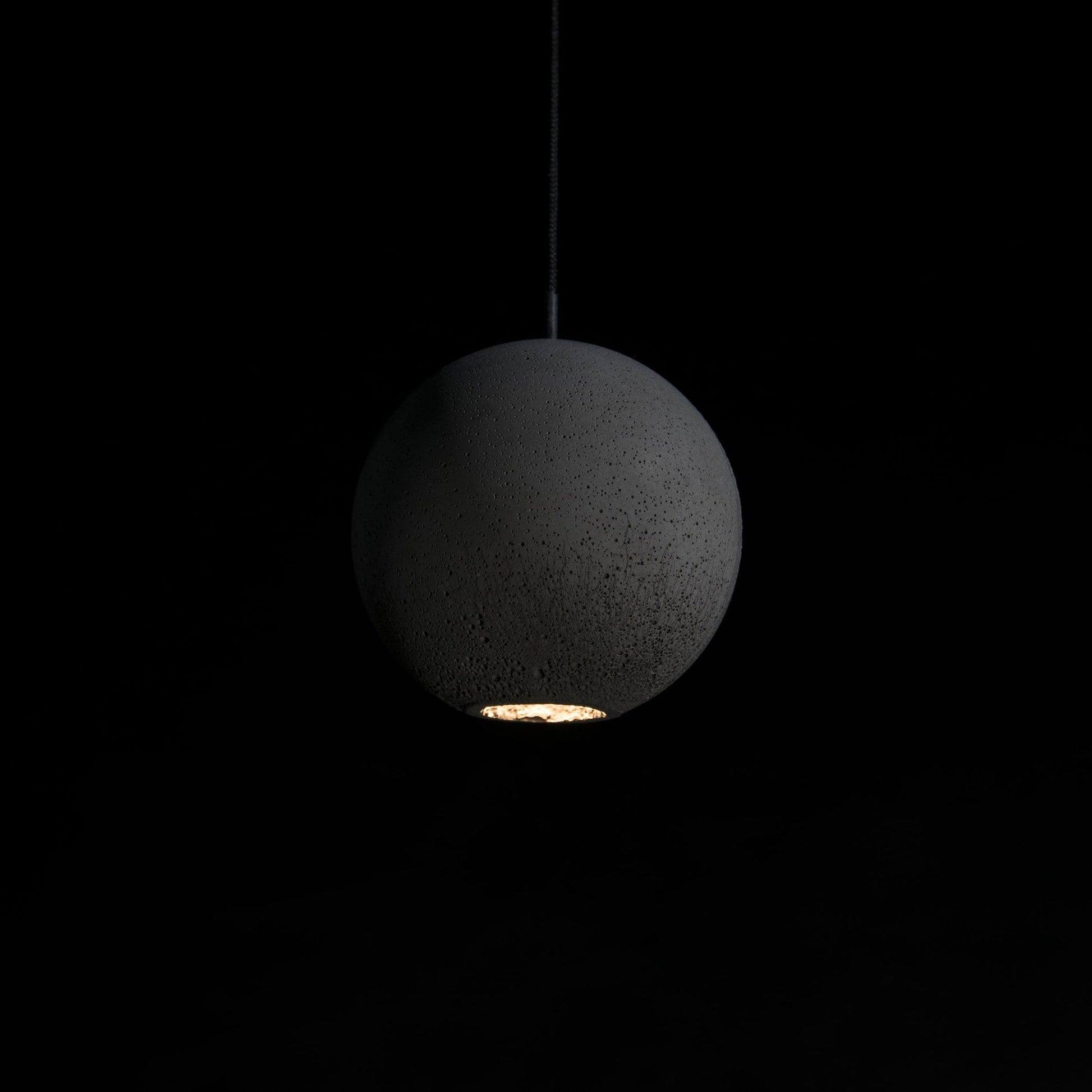 Umi Pendant Lamp Concrete Sphere Moon Minimalist-Neutral Decor