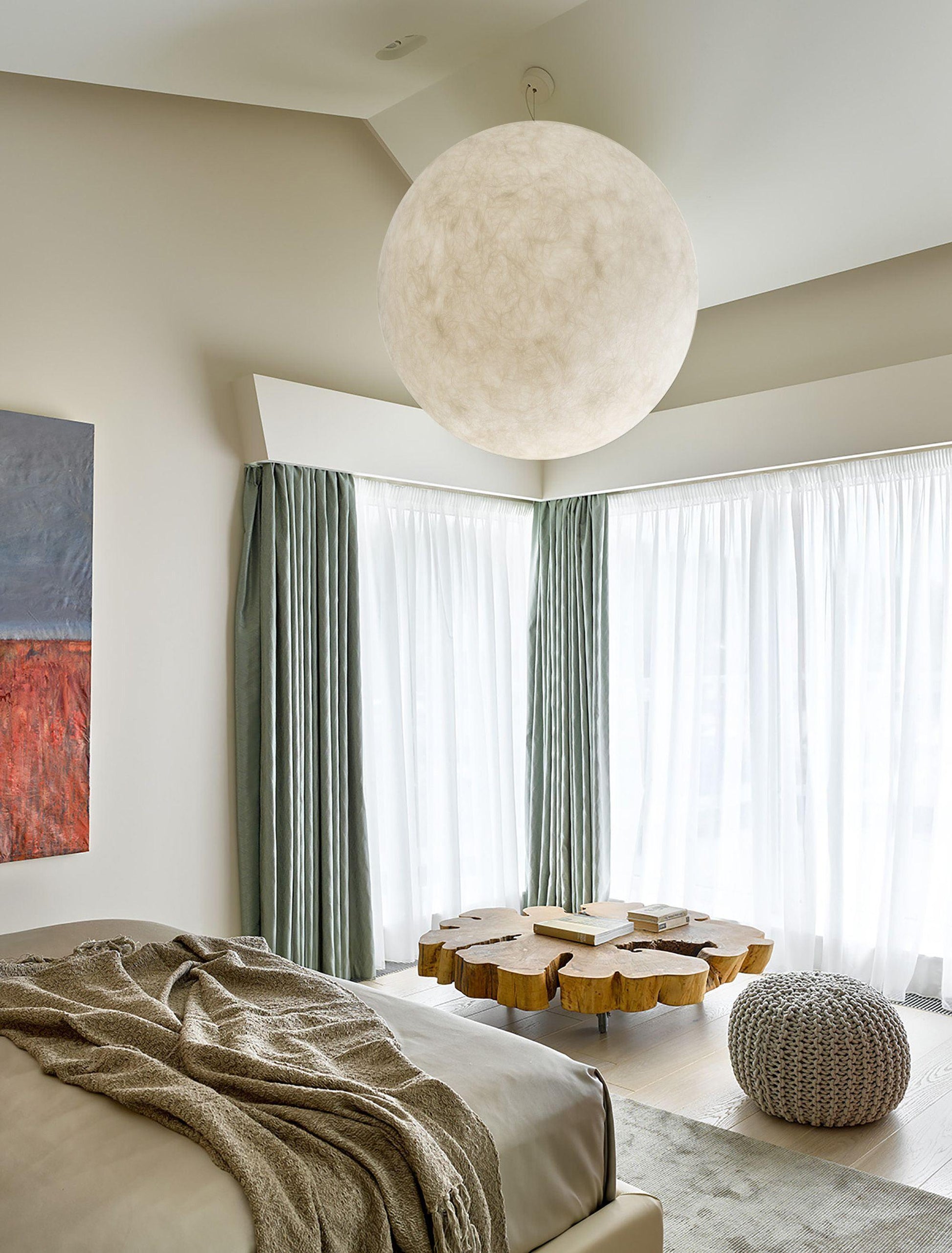 Alva Moon Pendant Lamp-Neutral Decor