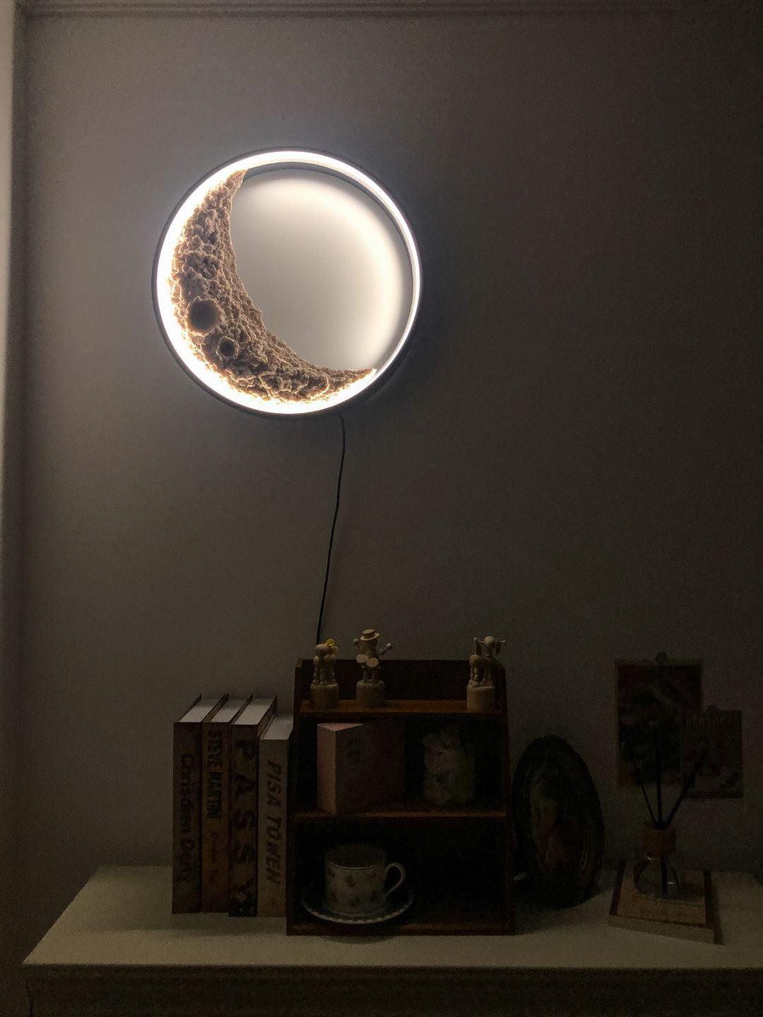 Dua Premium Nordic Art Resin Wall Lamp-Neutral Decor