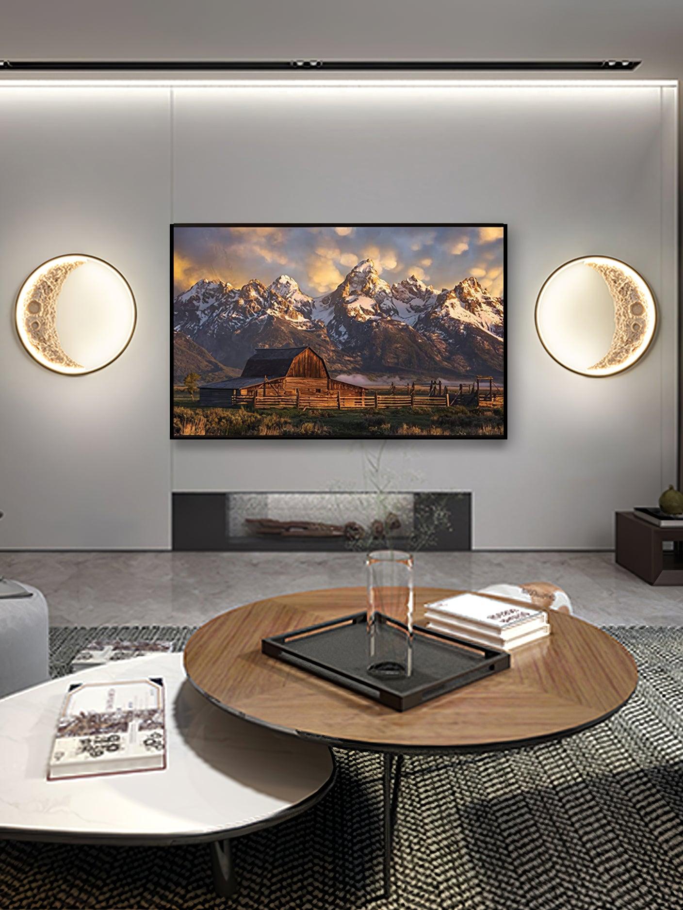 Dua Premium Nordic Art Resin Wall Lamp-Neutral Decor