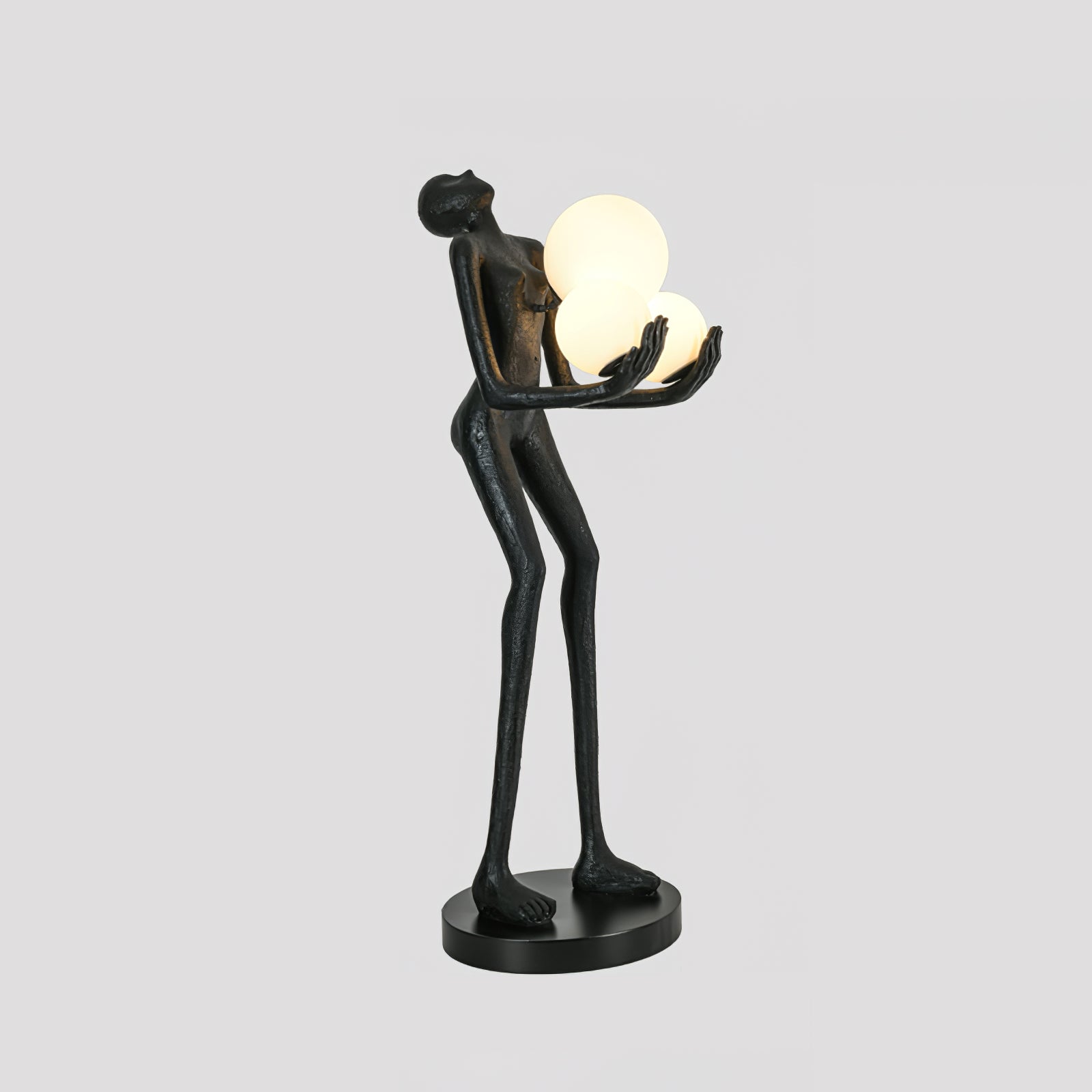 Erthearae Abstract Iron Floor Lamp-Neutral Decor