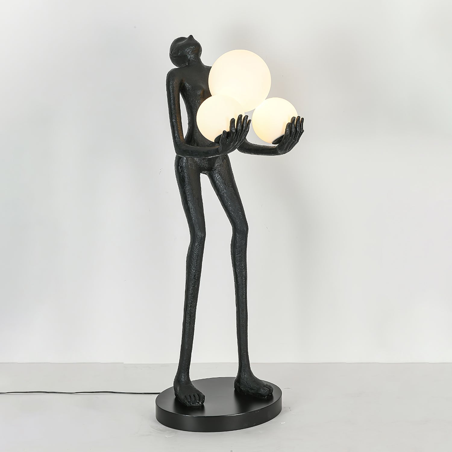 Erthearae Abstract Iron Floor Lamp-Neutral Decor