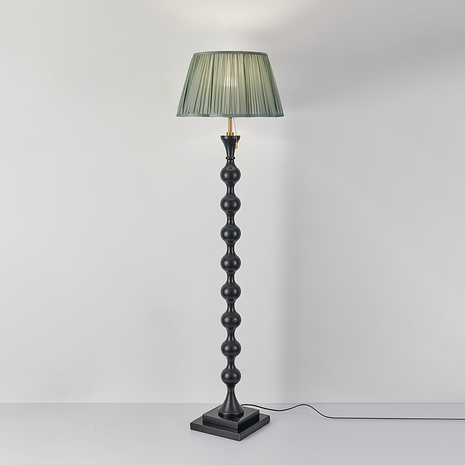 Celon Wood Fabric Vintage Floor Lamp-Neutral Decor