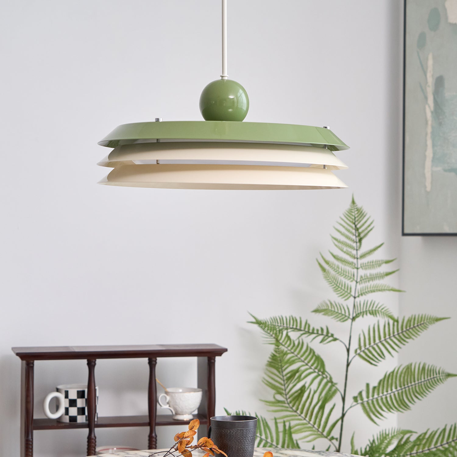 Pravl Modern Layered Pendant Lamp-Neutral Decor