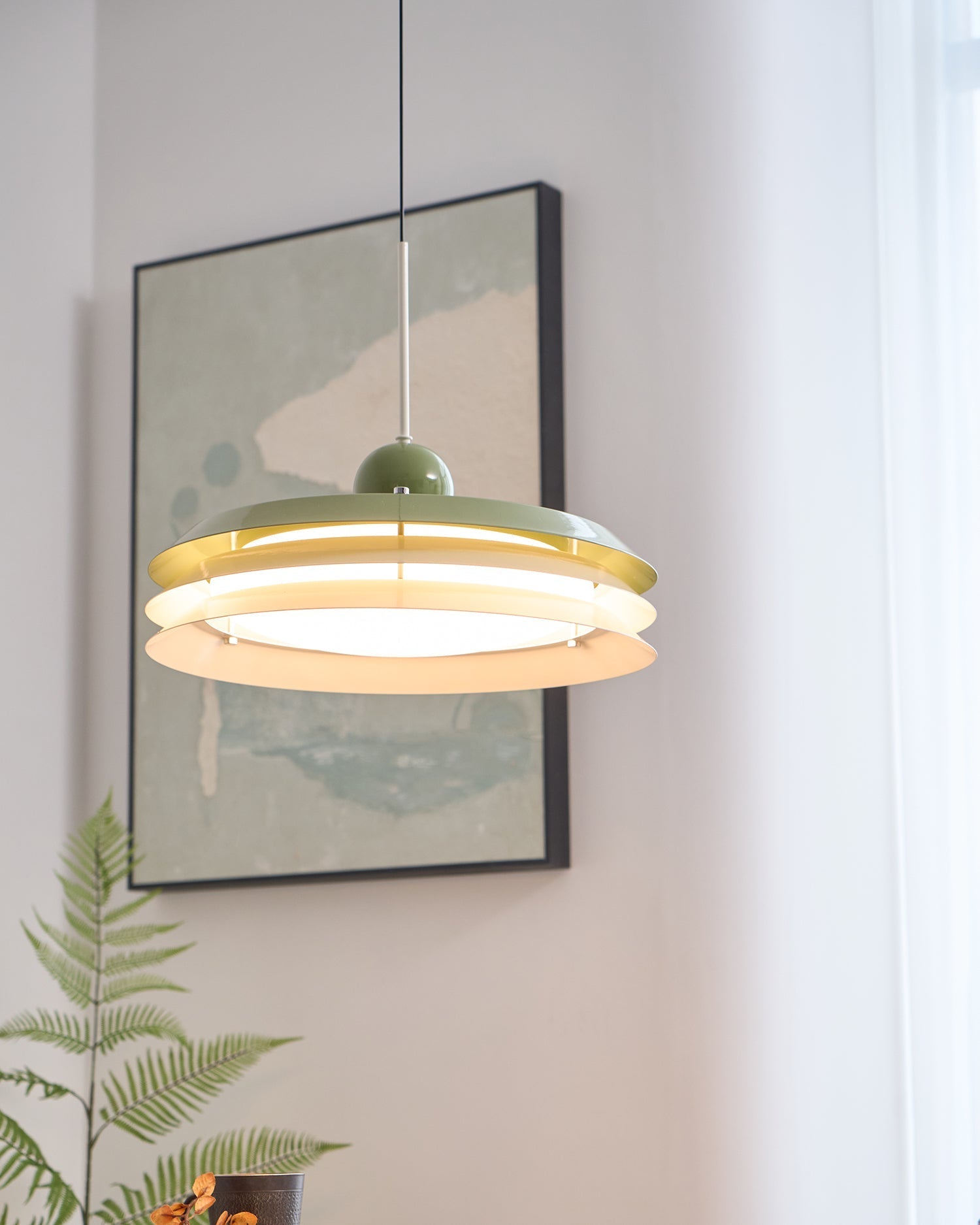 Pravl Modern Layered Pendant Lamp-Neutral Decor