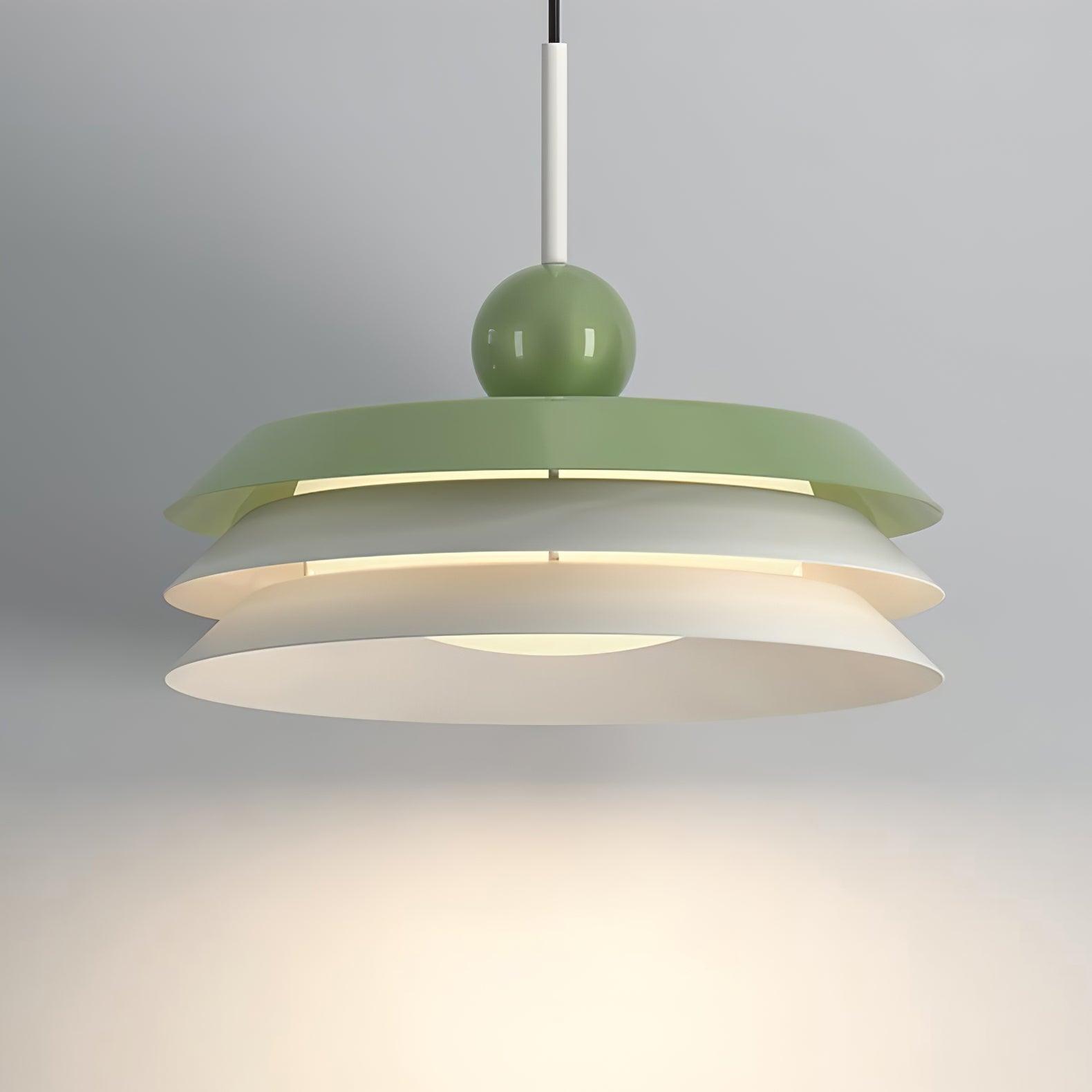 Pravl Modern Layered Pendant Lamp-Neutral Decor