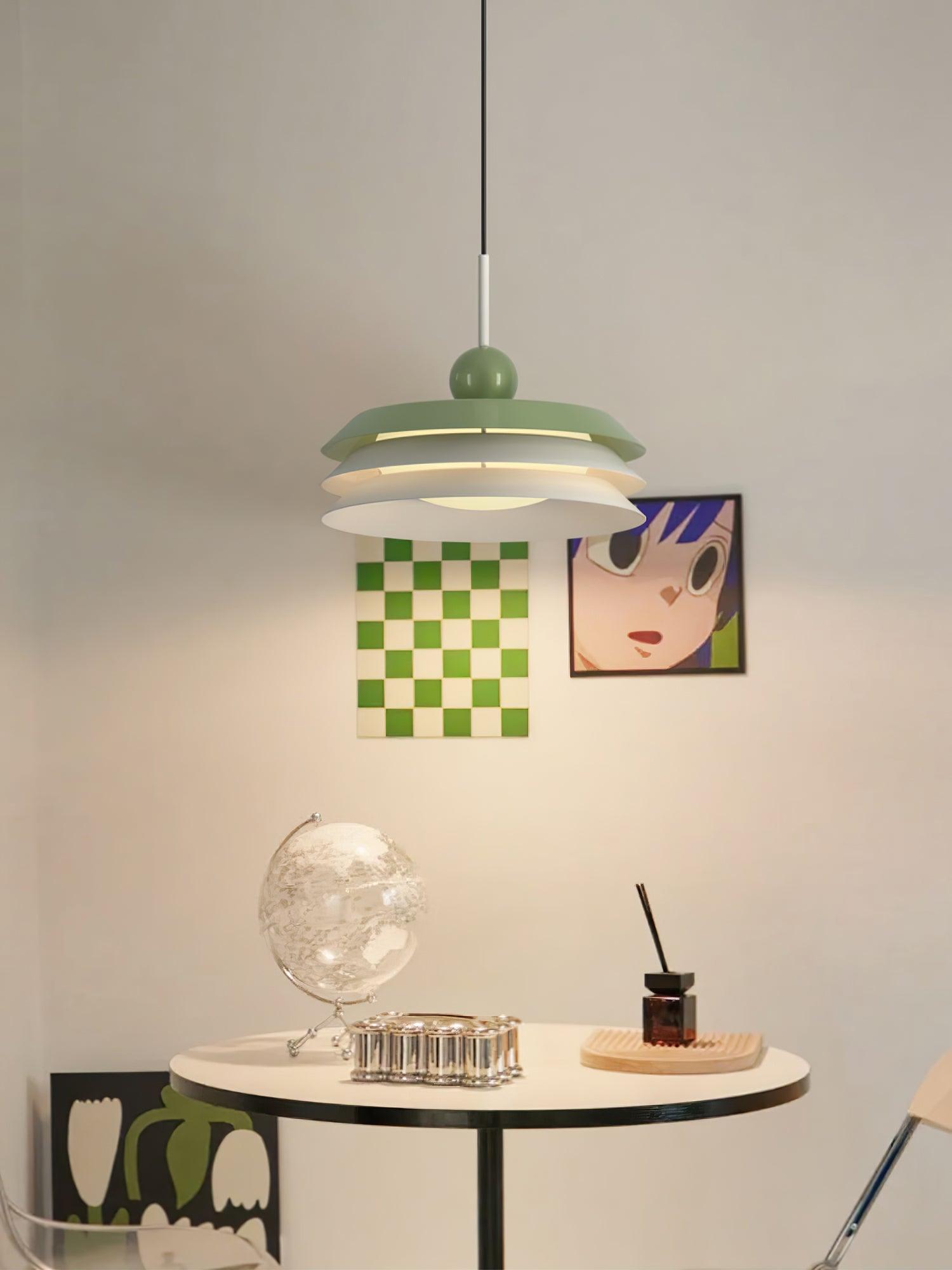 Pravl Modern Layered Pendant Lamp-Neutral Decor
