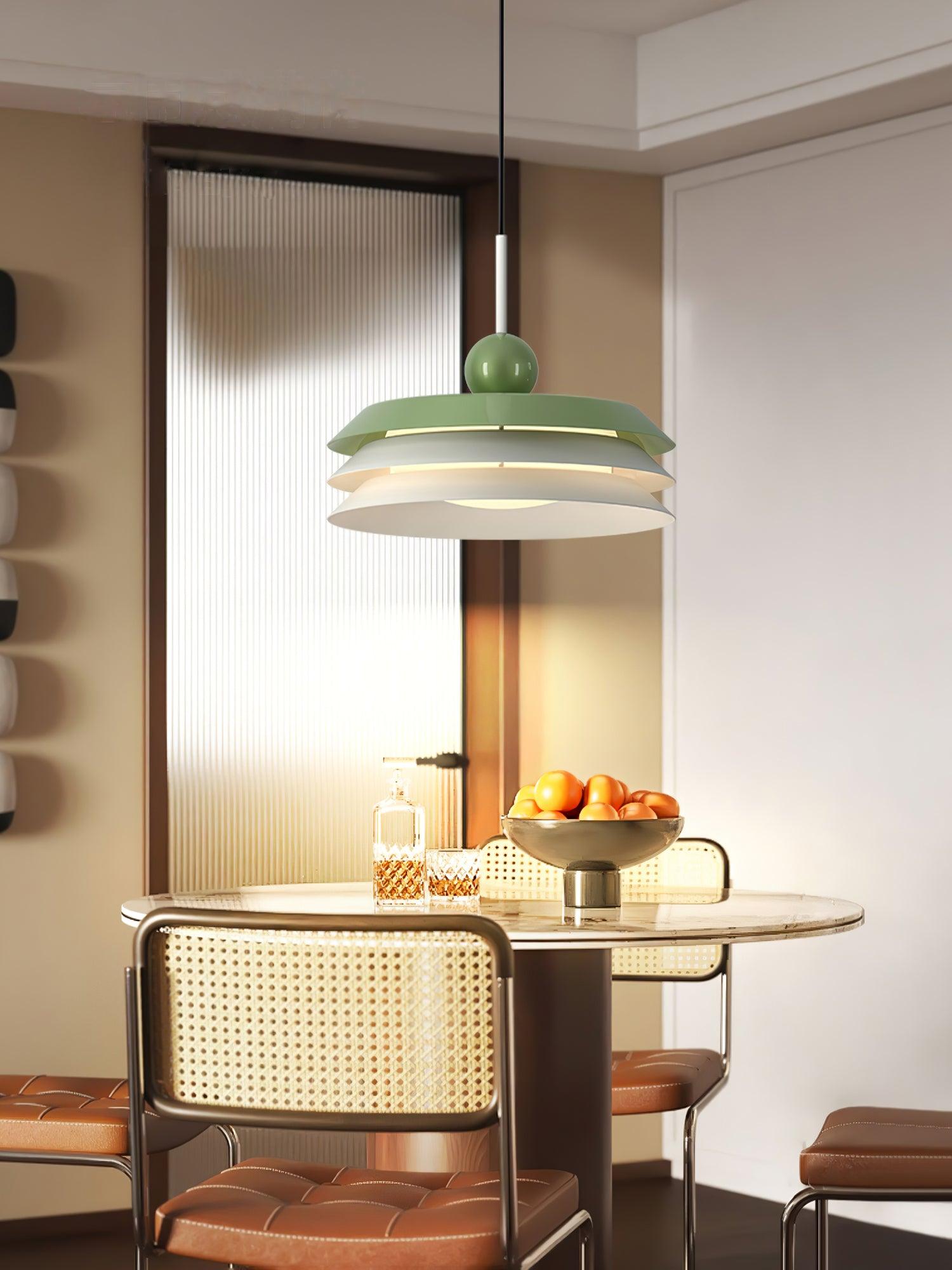 Pravl Modern Layered Pendant Lamp-Neutral Decor