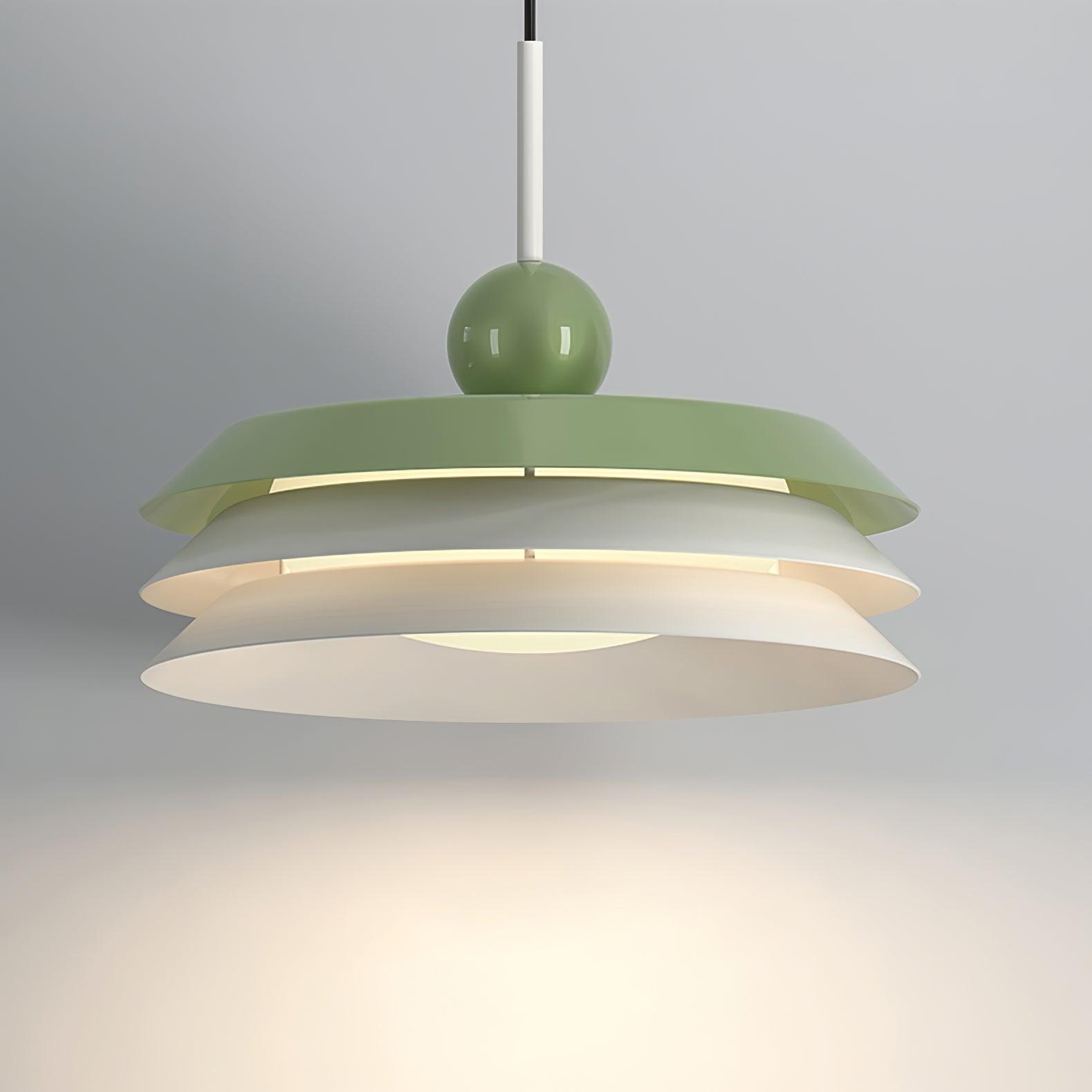 Pravl Modern Layered Pendant Lamp-Neutral Decor