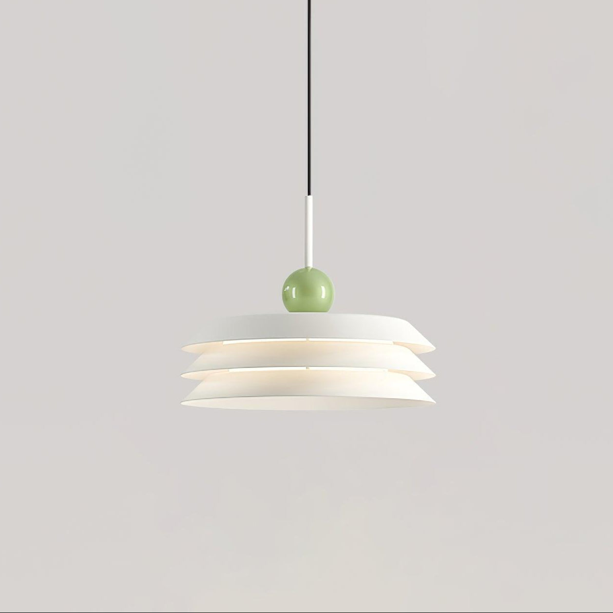 Pravl Modern Layered Pendant Lamp-Neutral Decor