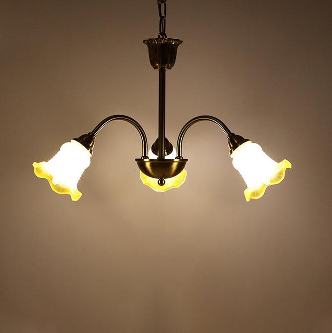 Diane Vintage Glass Chandelier-Neutral Decor