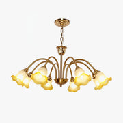 Diane Vintage Glass Chandelier-Neutral Decor