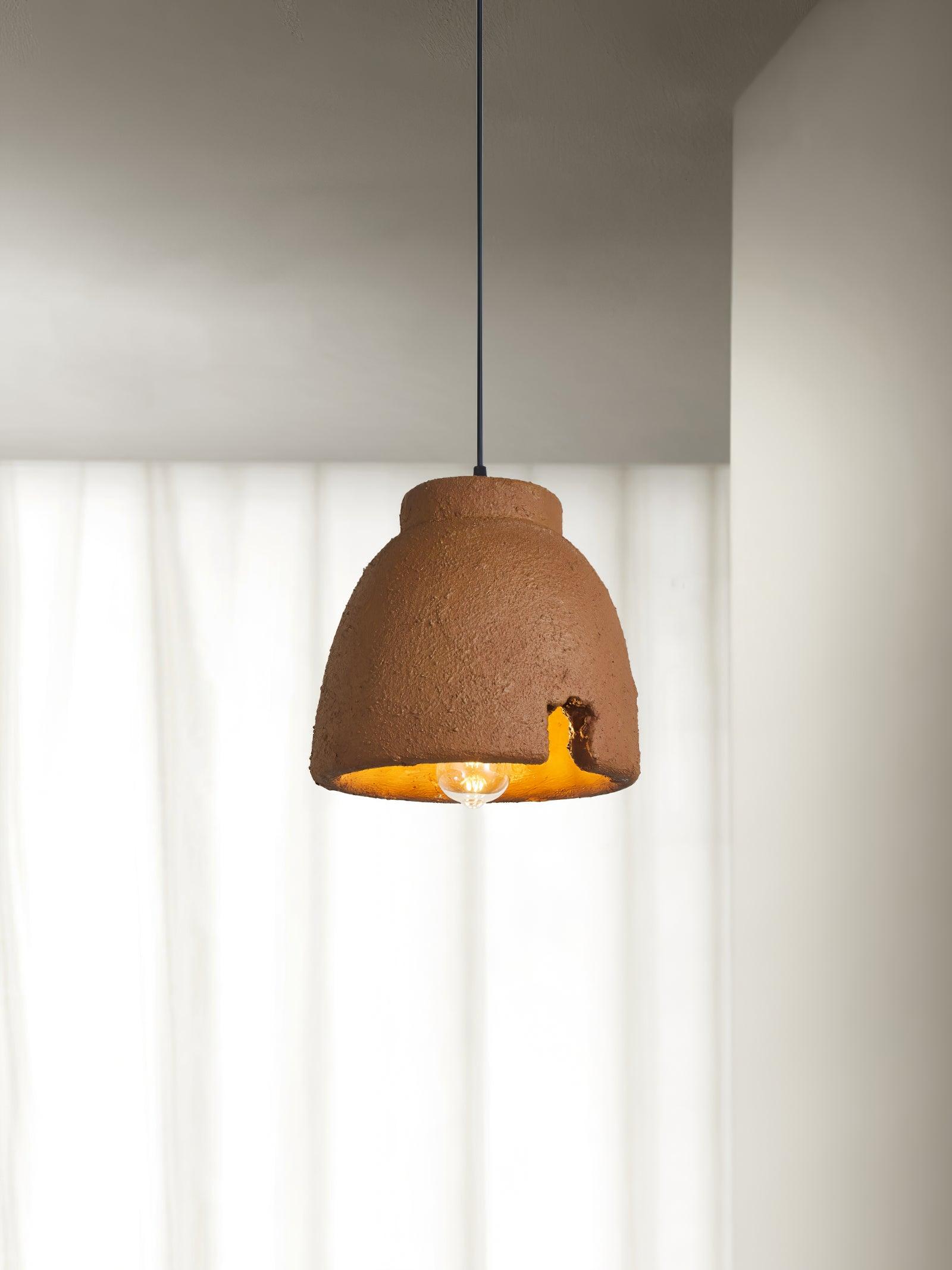 Osileth Wabi-Sabi Resin Pendant Light-Neutral Decor