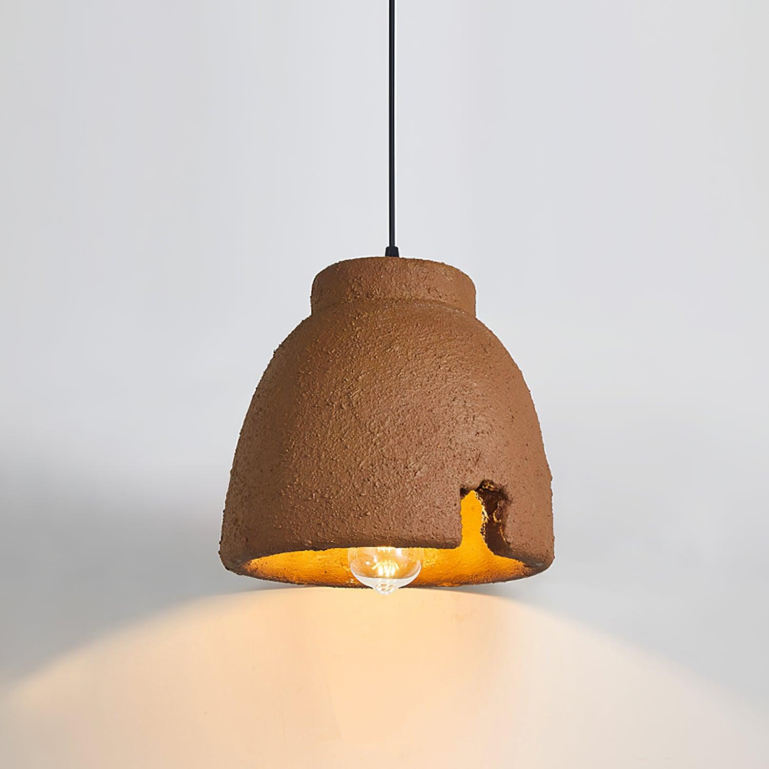 Osileth Wabi-Sabi Resin Pendant Light-Neutral Decor