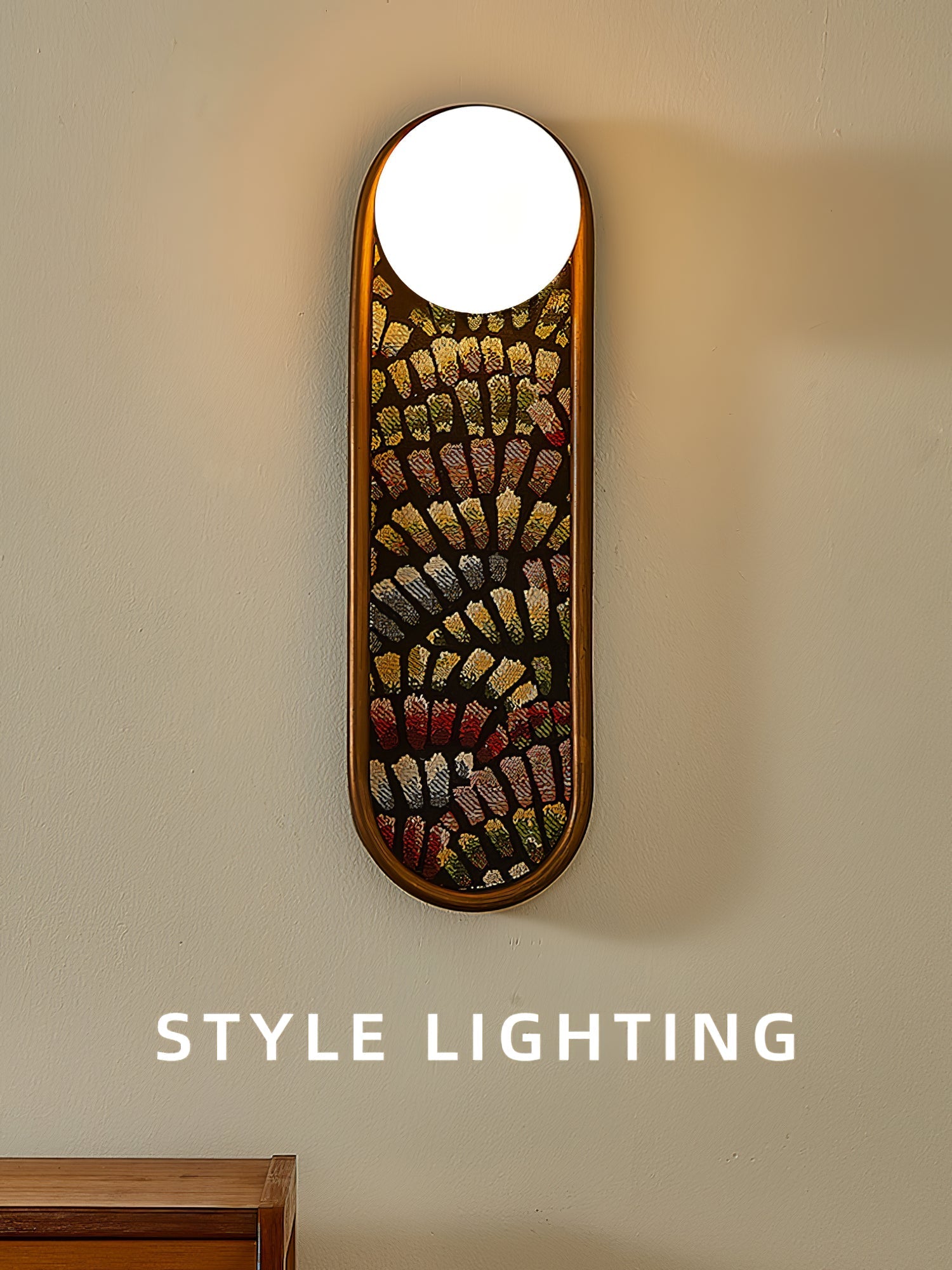 Uzorus Premium Nordic Art Fabric Wall Light-Neutral Decor