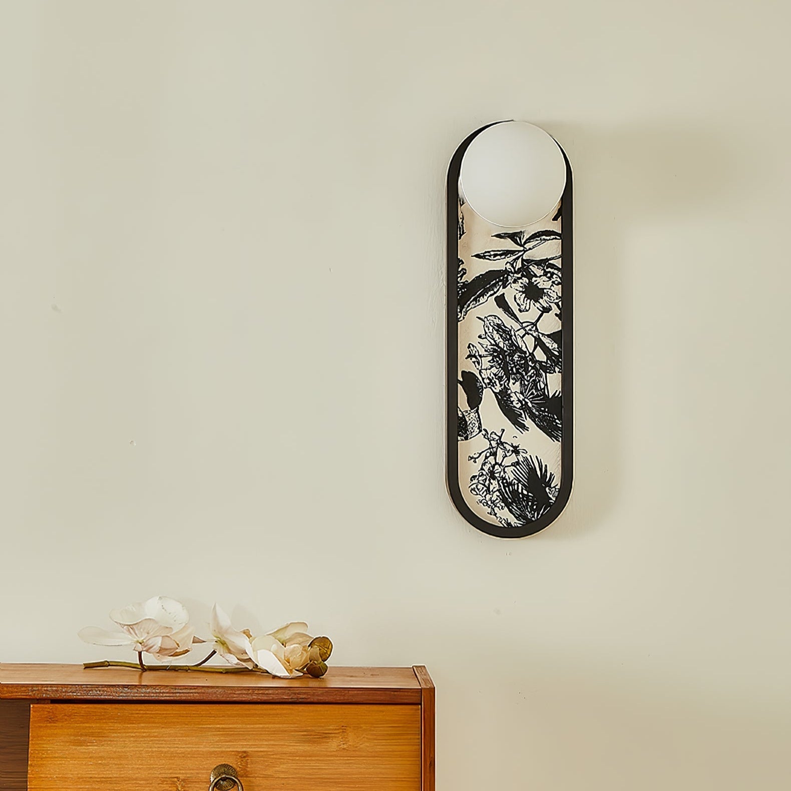Uzorus Premium Nordic Art Fabric Wall Light-Neutral Decor